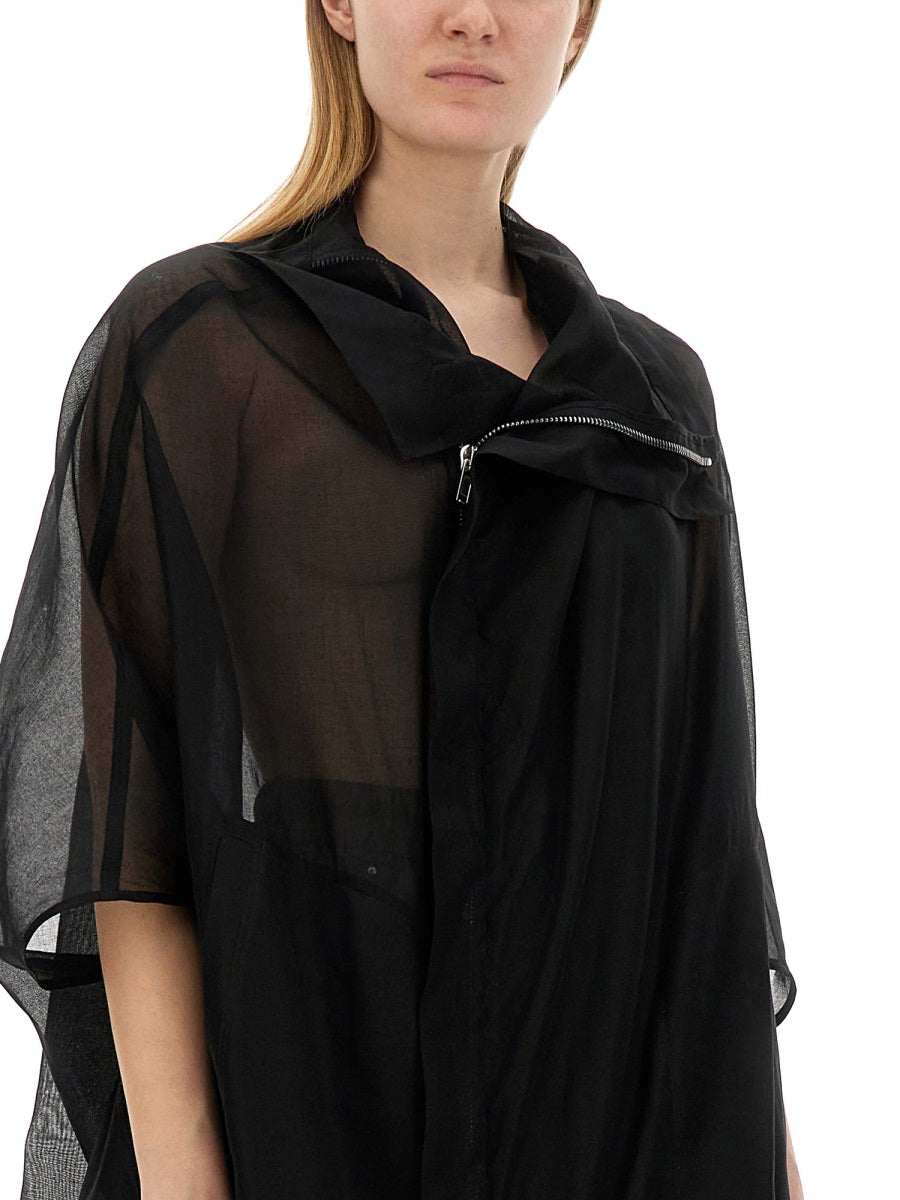 RICK OWENS Regular Fit Cotton Biker Jacket - Size 40