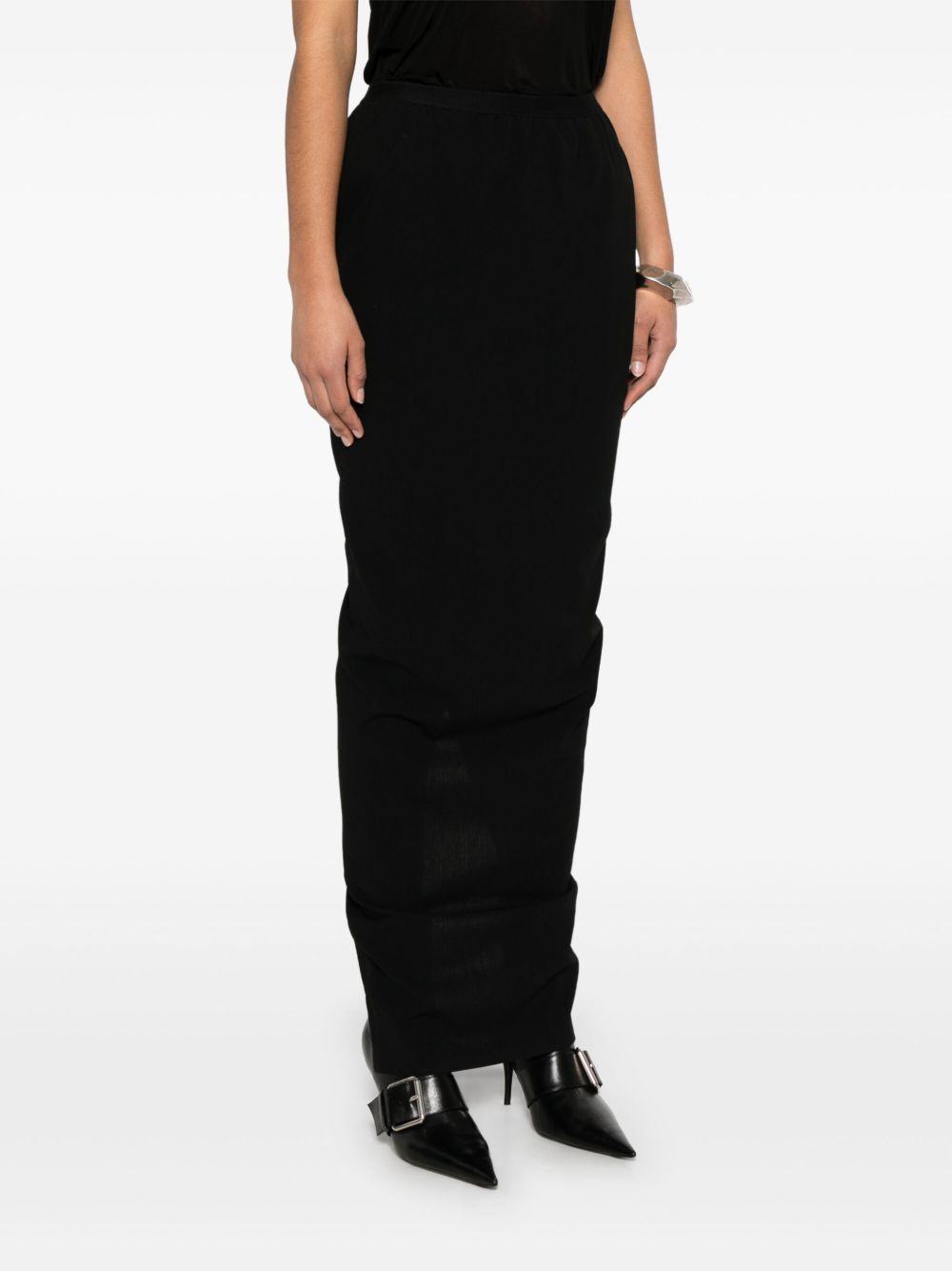 RICK OWENS Slim Fit Maxi Skirt - Size 40