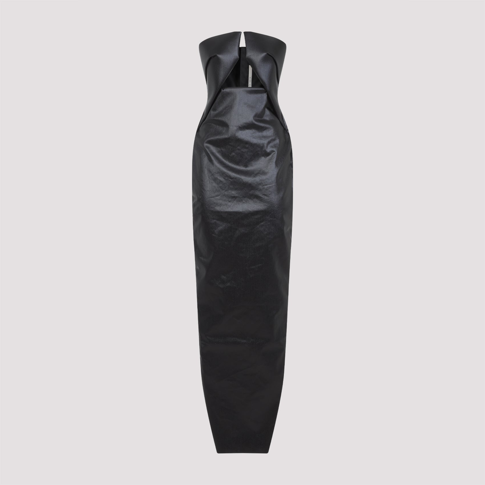 RICK OWENS Strapless Floor-Length Prong Gown Dress