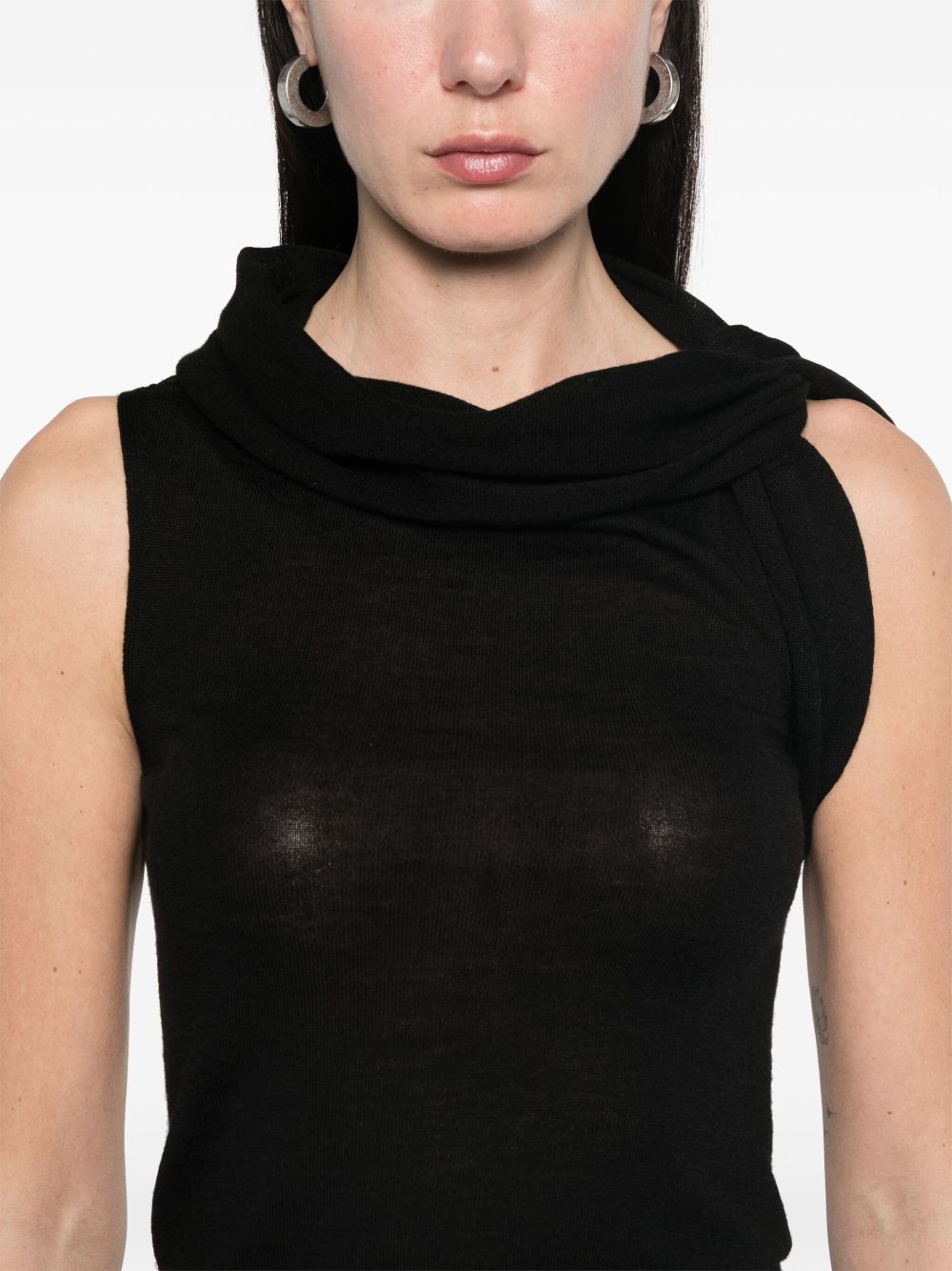 RICK OWENS Chic Versatile Sleeveless Top