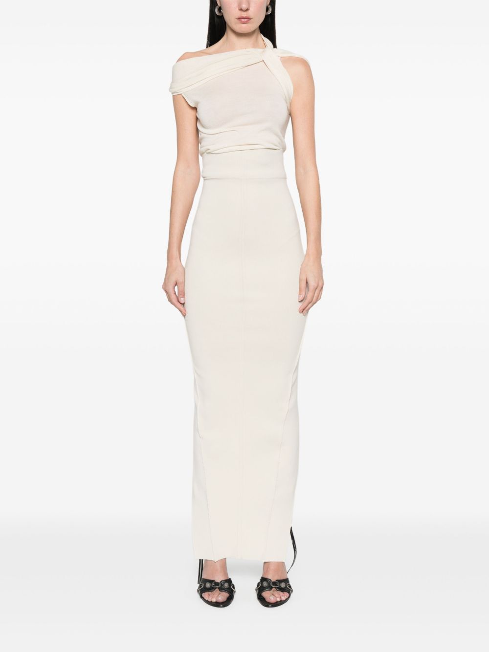 RICK OWENS Elegant Pillar Long Skirt for Women
