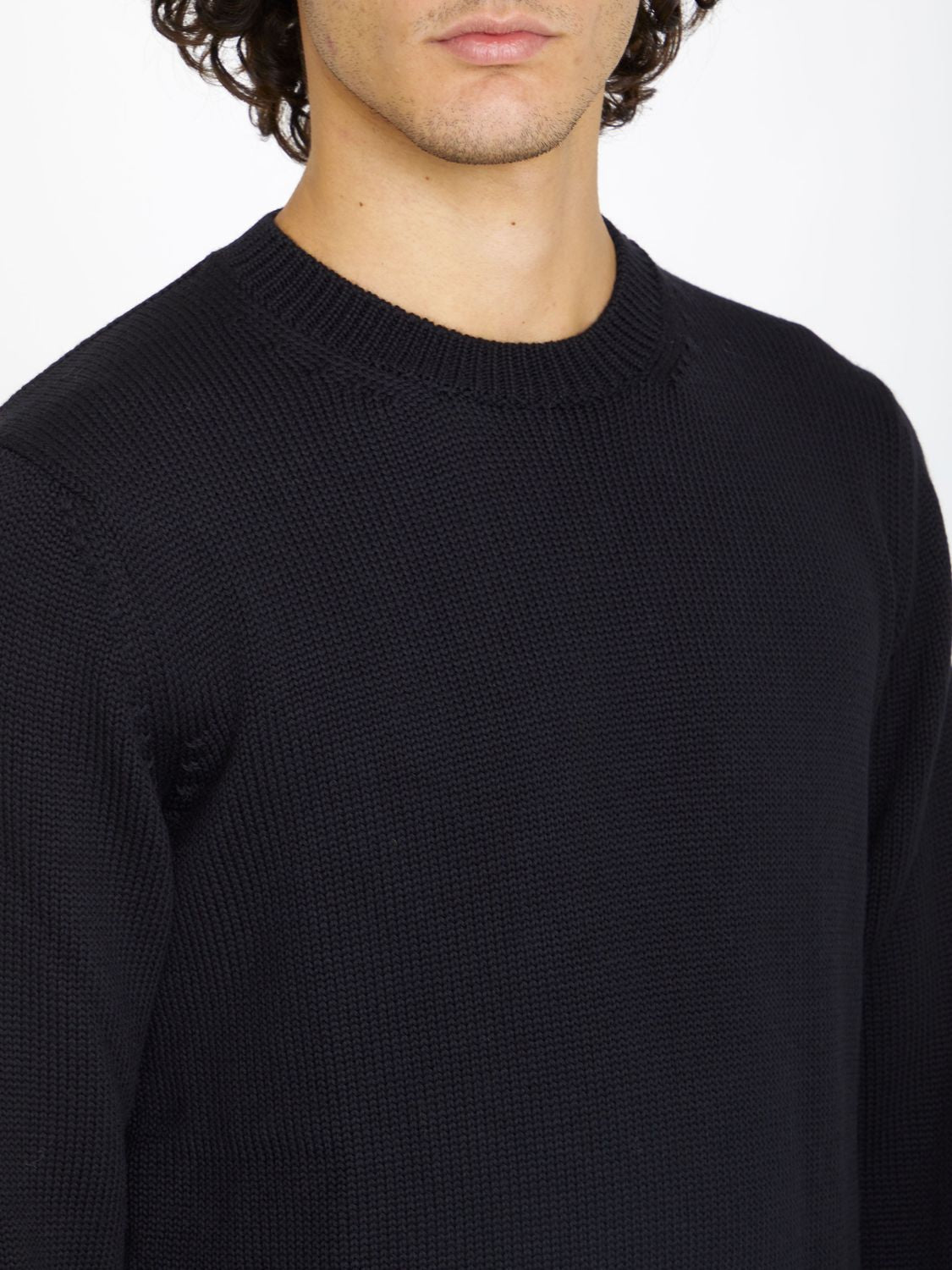 ROBERTO COLLINA Merino Wool Jumper - Regular Fit - Size IT 52