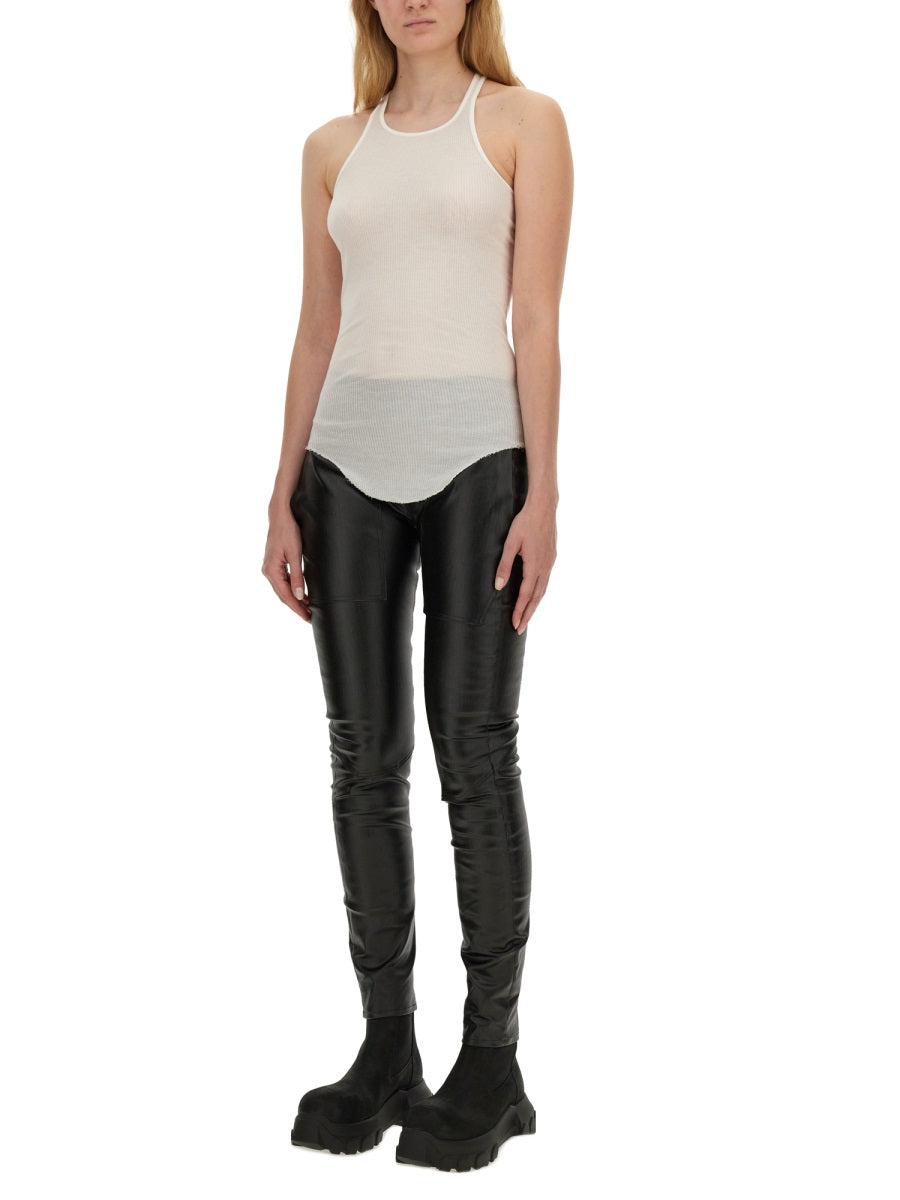RICK OWENS Skinny Fit Denim Leggings Size 40 IT