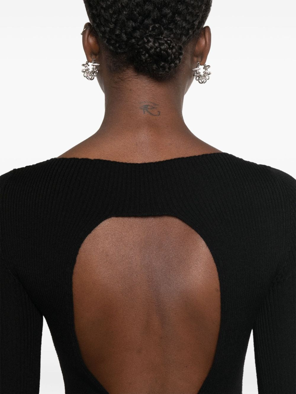 RICK OWENS Open-Back Knit Sweater - Women's