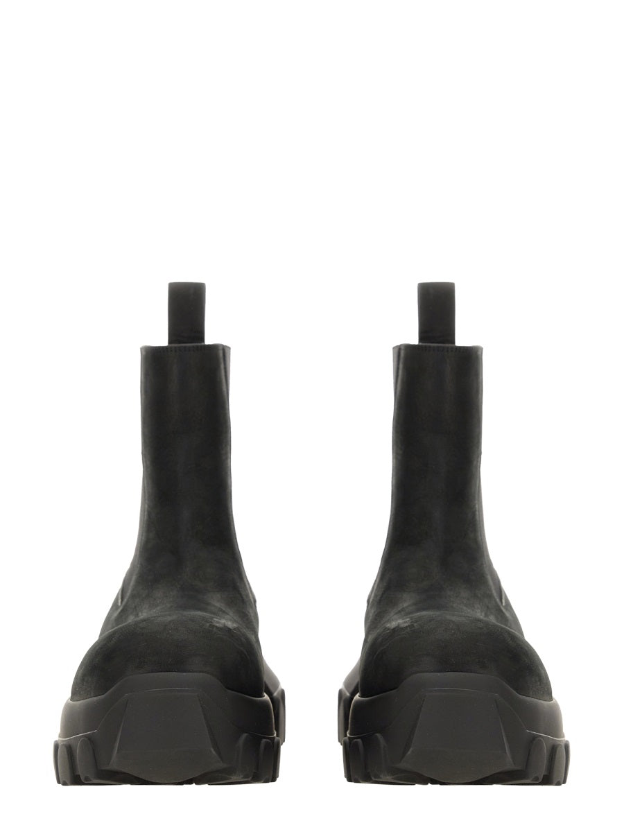 RICK OWENS Chic Leather Boot for Women