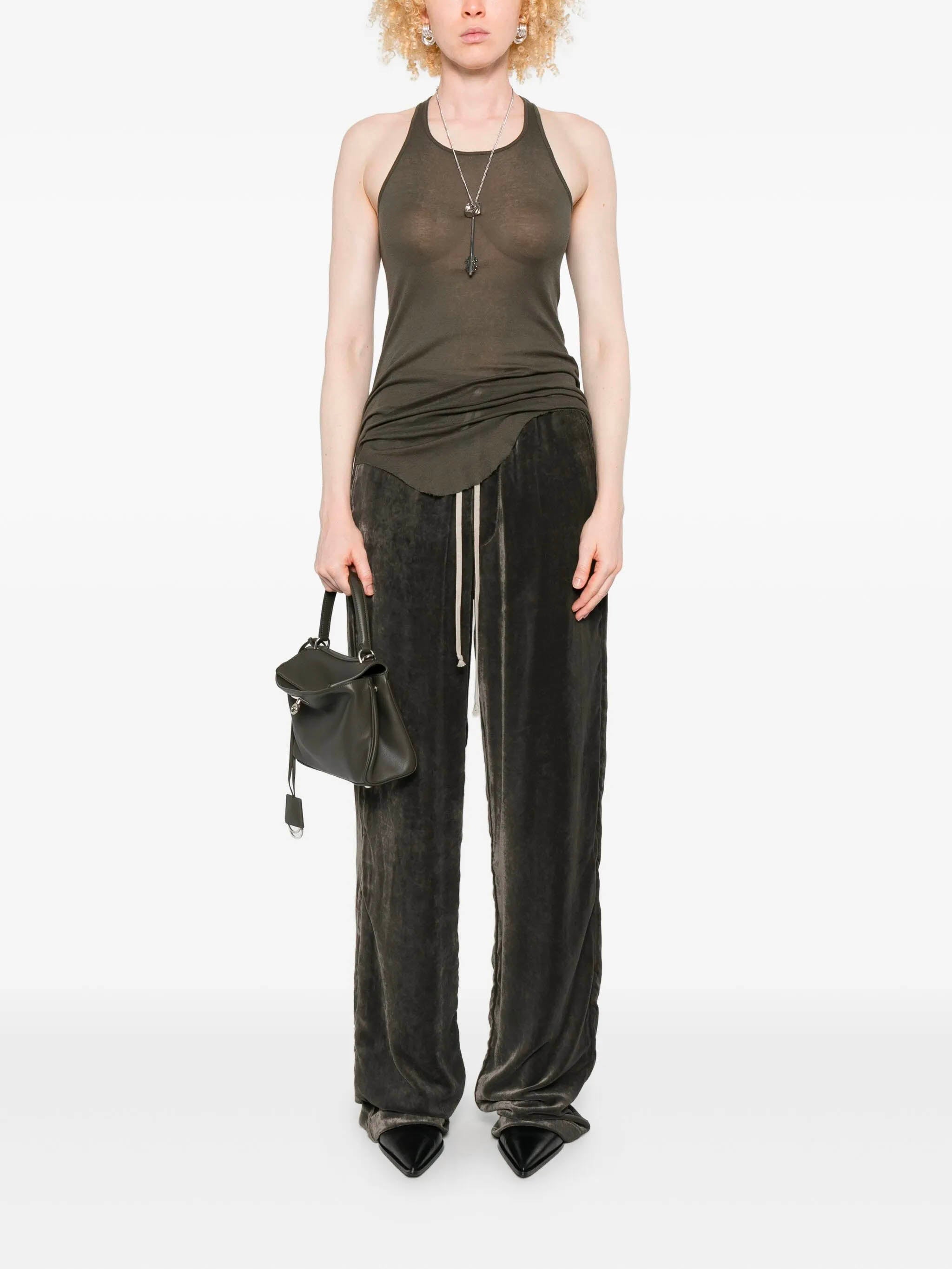 RICK OWENS Basic Rib Tank Top
