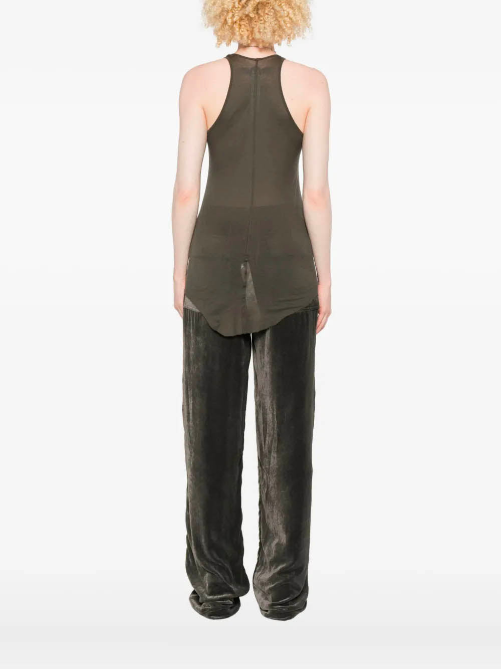 RICK OWENS Basic Rib Tank Top