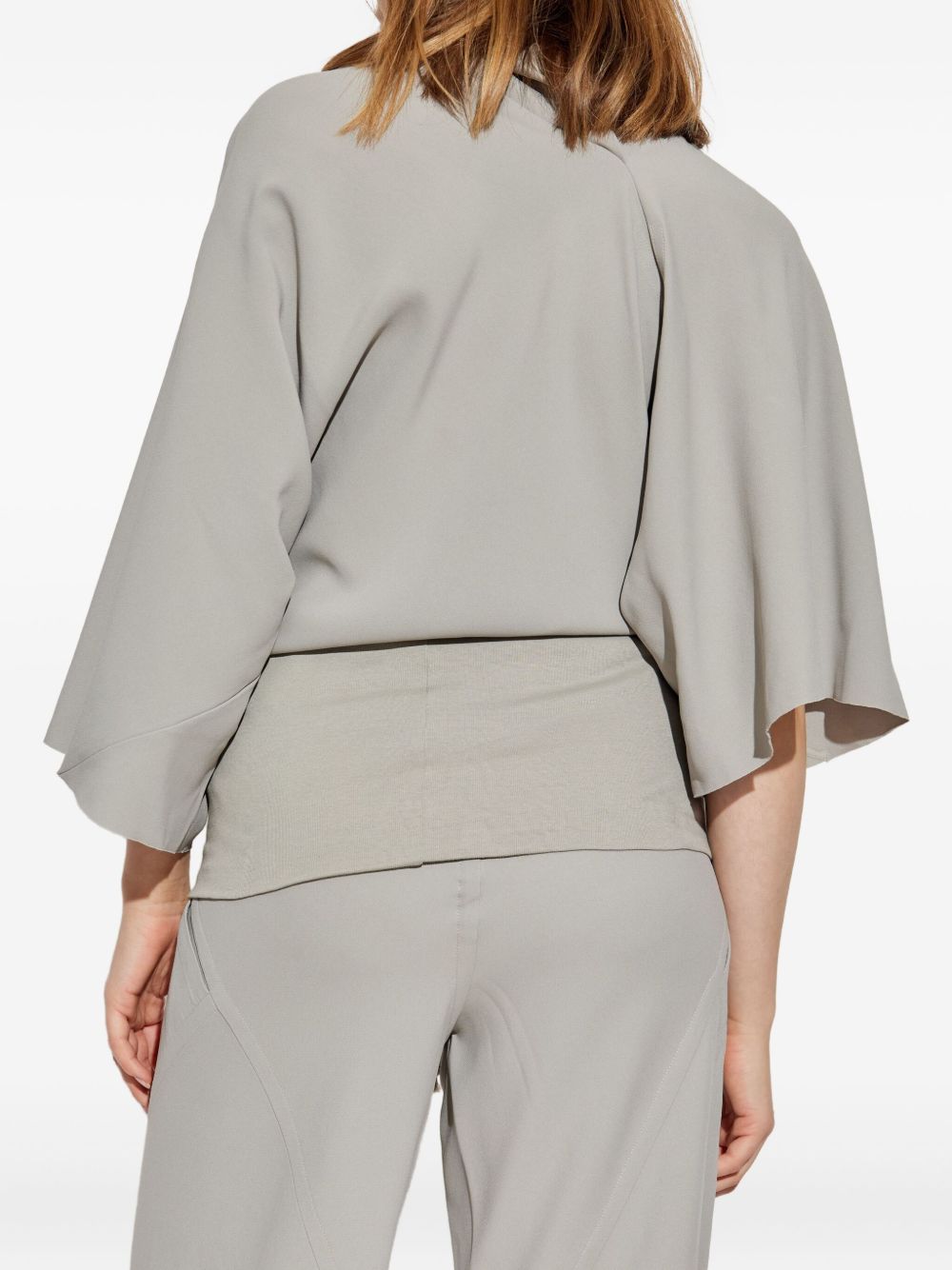 RICK OWENS Cowl Neck Cinched Waist Sweater for Women