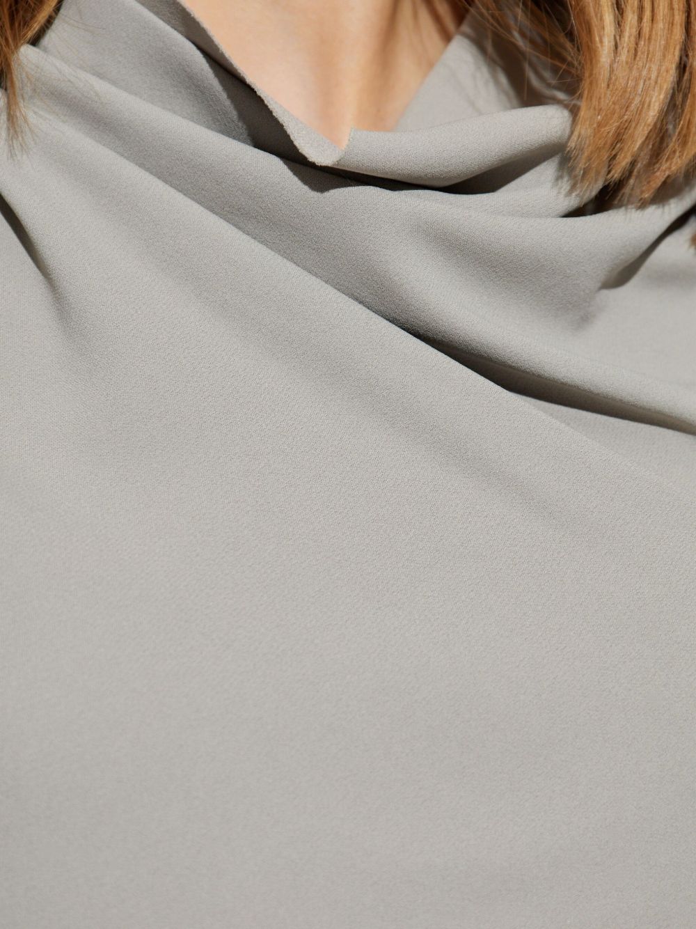 RICK OWENS Cowl Neck Cinched Waist Sweater for Women