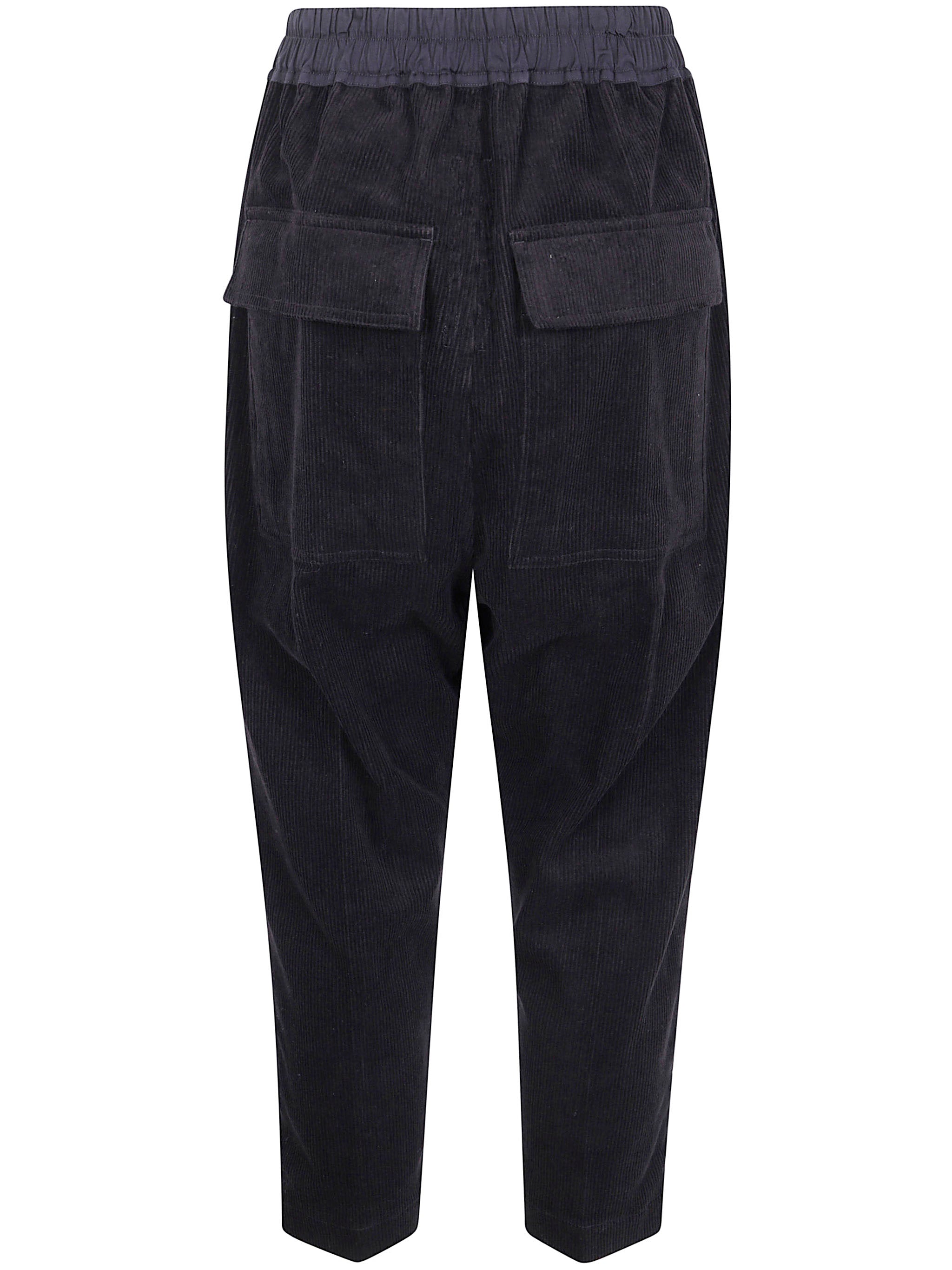 RICK OWENS Cropped Drawstring Trousers (FW25)