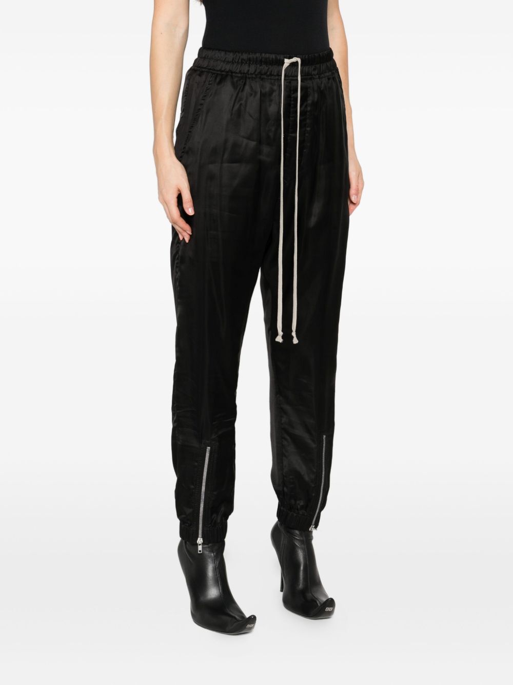 RICK OWENS Womens Dropped Crotch Track Pants - Size 40