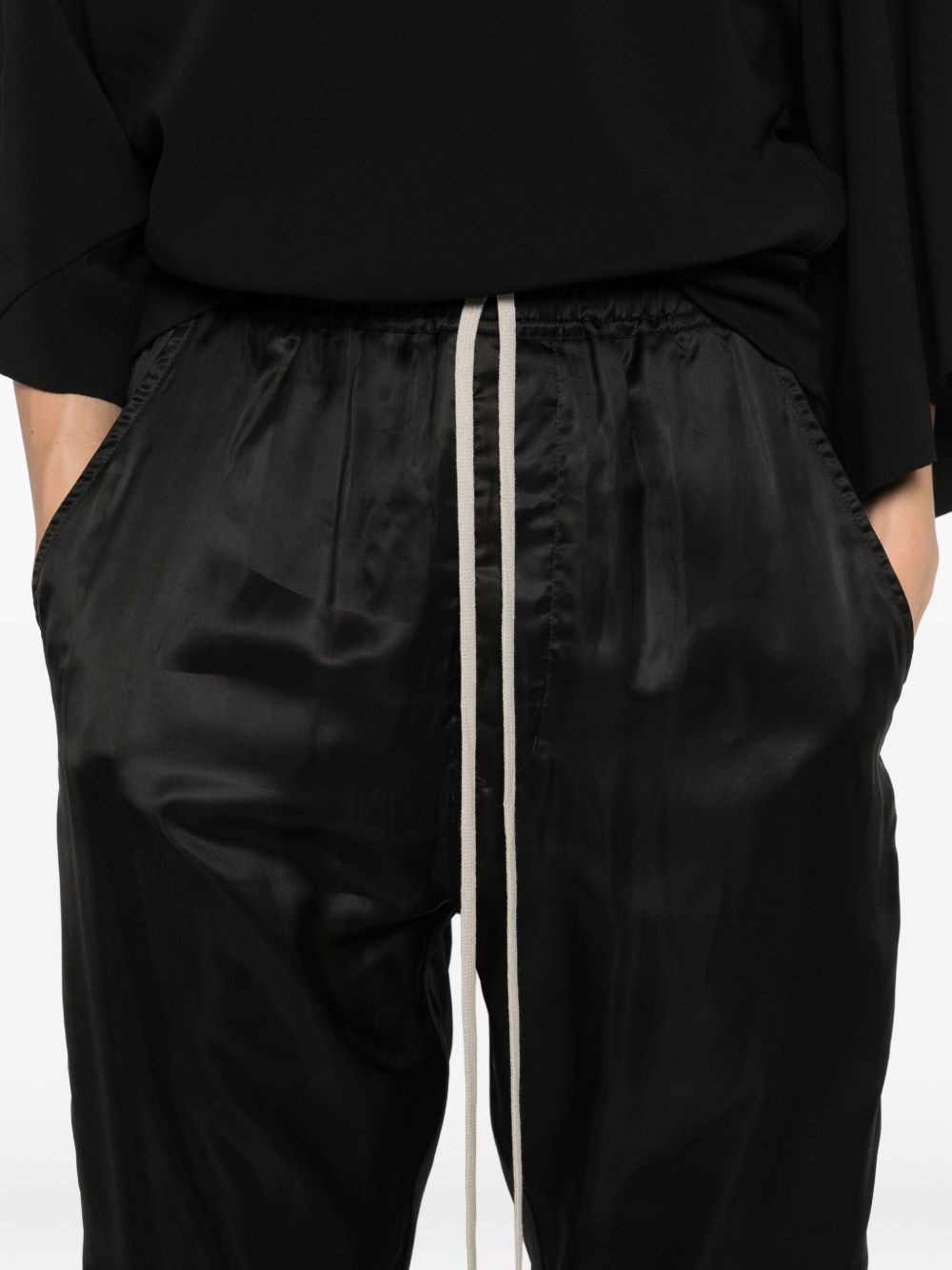 RICK OWENS Womens Dropped Crotch Track Pants - Size 40