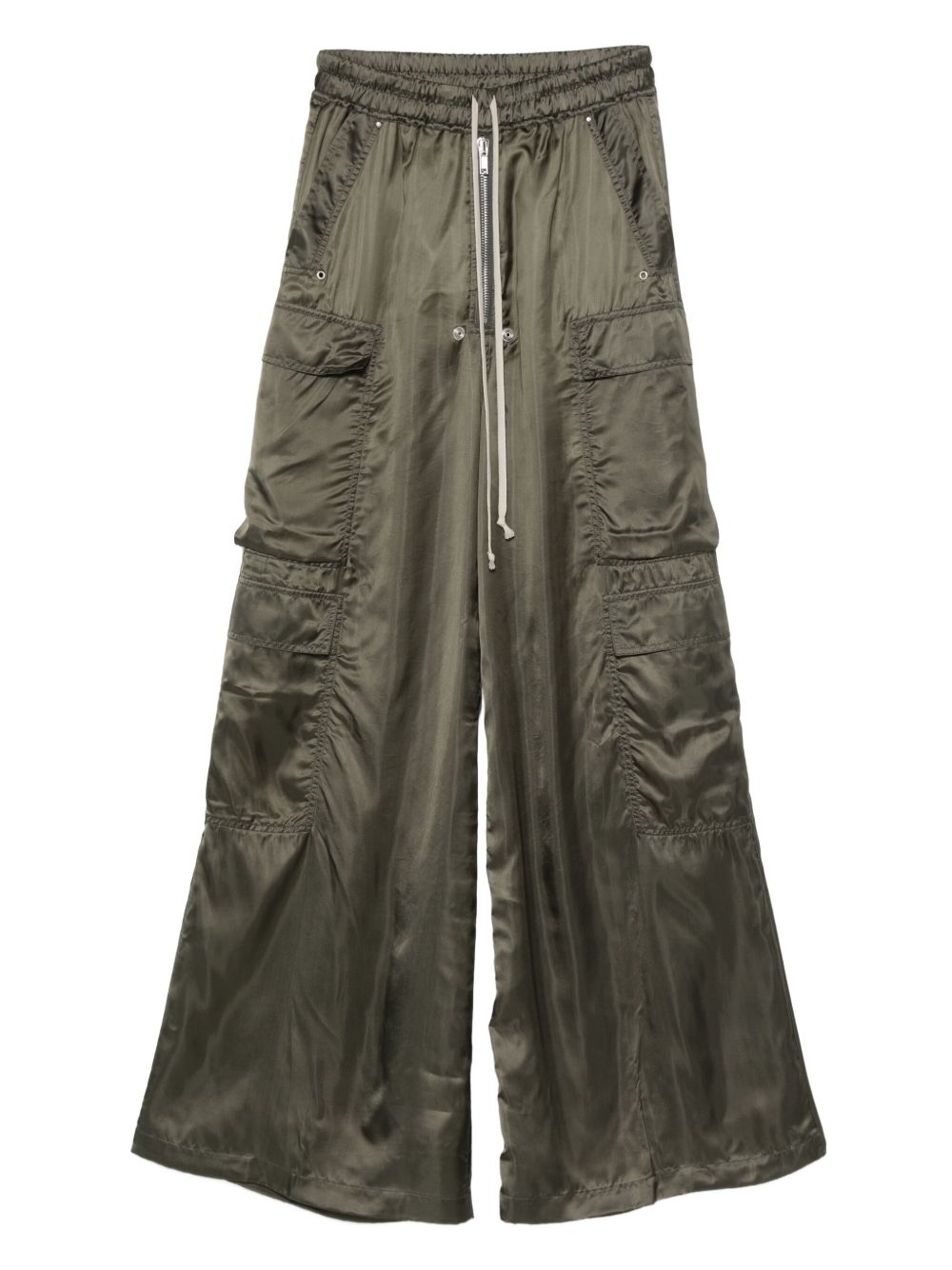 RICK OWENS Drawstring Cargo Trousers for Women - FW25
