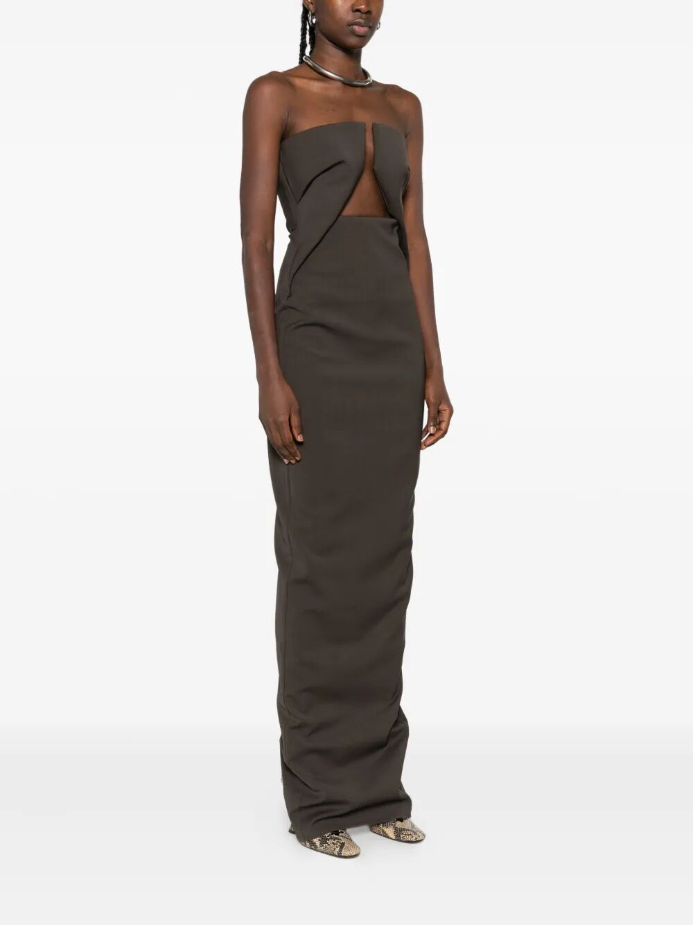 RICK OWENS Prong Gown Dress - Women's Fall/Winter 25