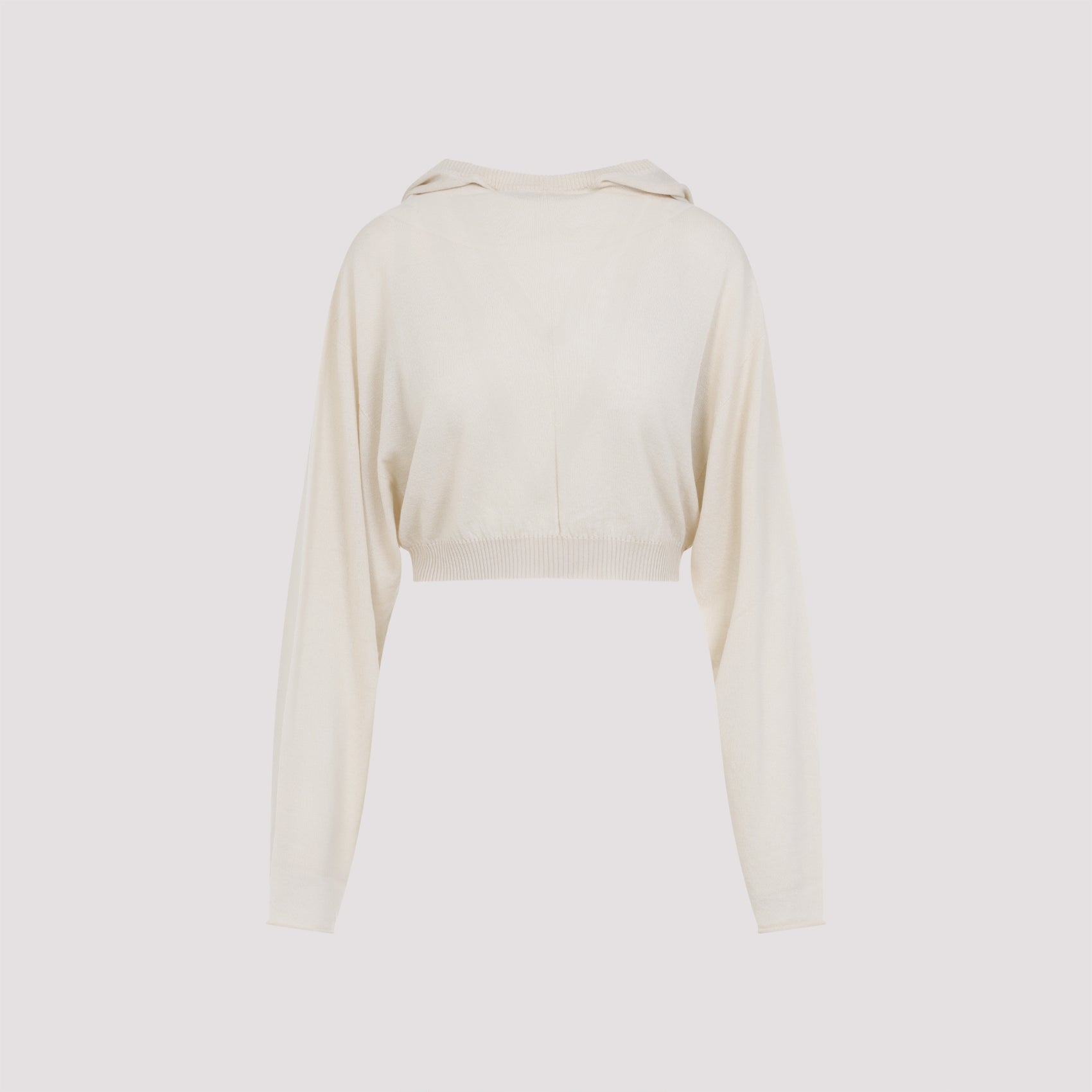 RICK OWENS Cropped Hooded Tunic - Women’s Wool Style
