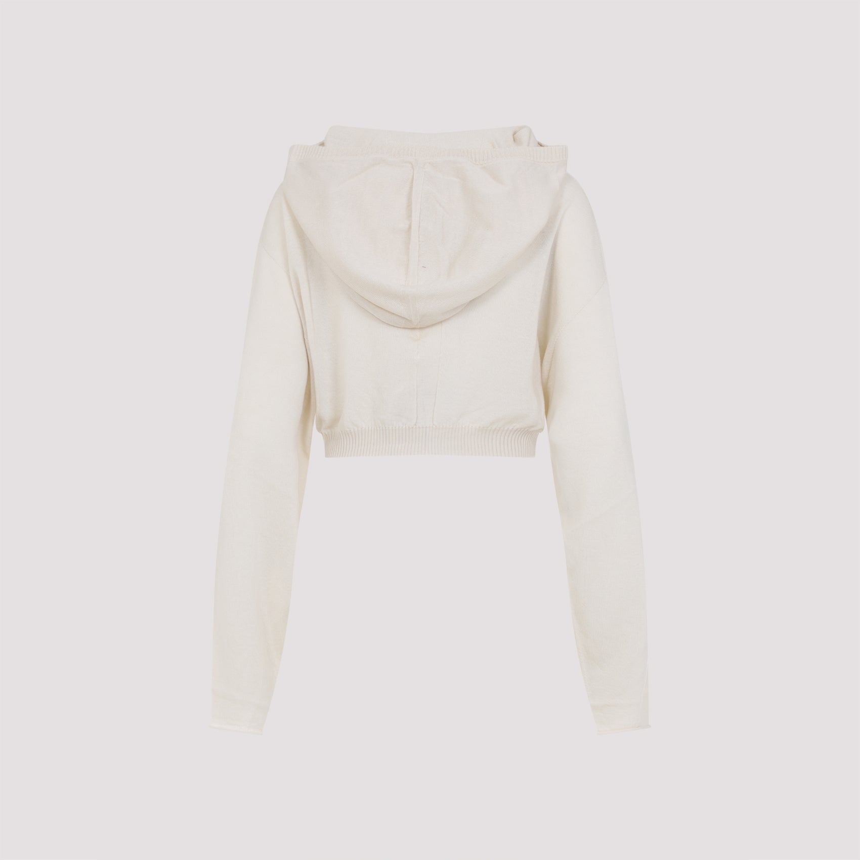 RICK OWENS Cropped Hooded Tunic - Women’s Wool Style