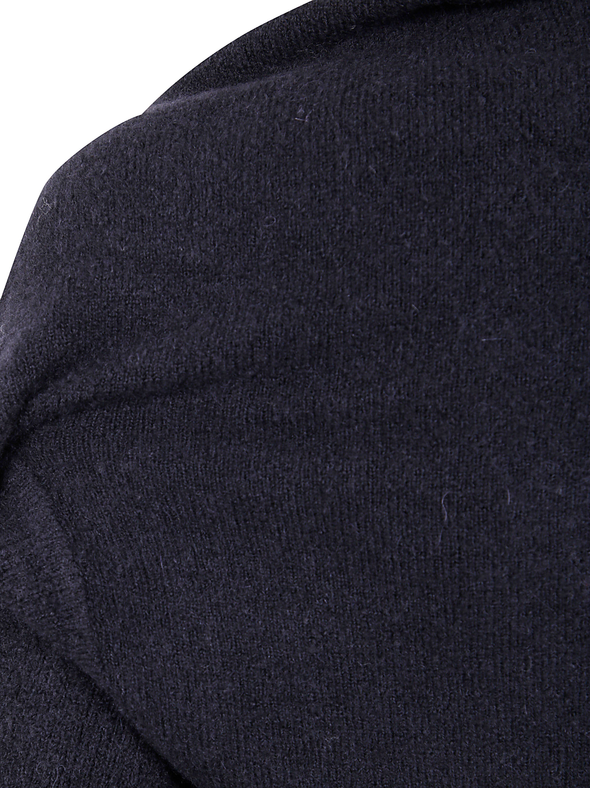 RICK OWENS Knit Hooded Medium Wrap Cardigan