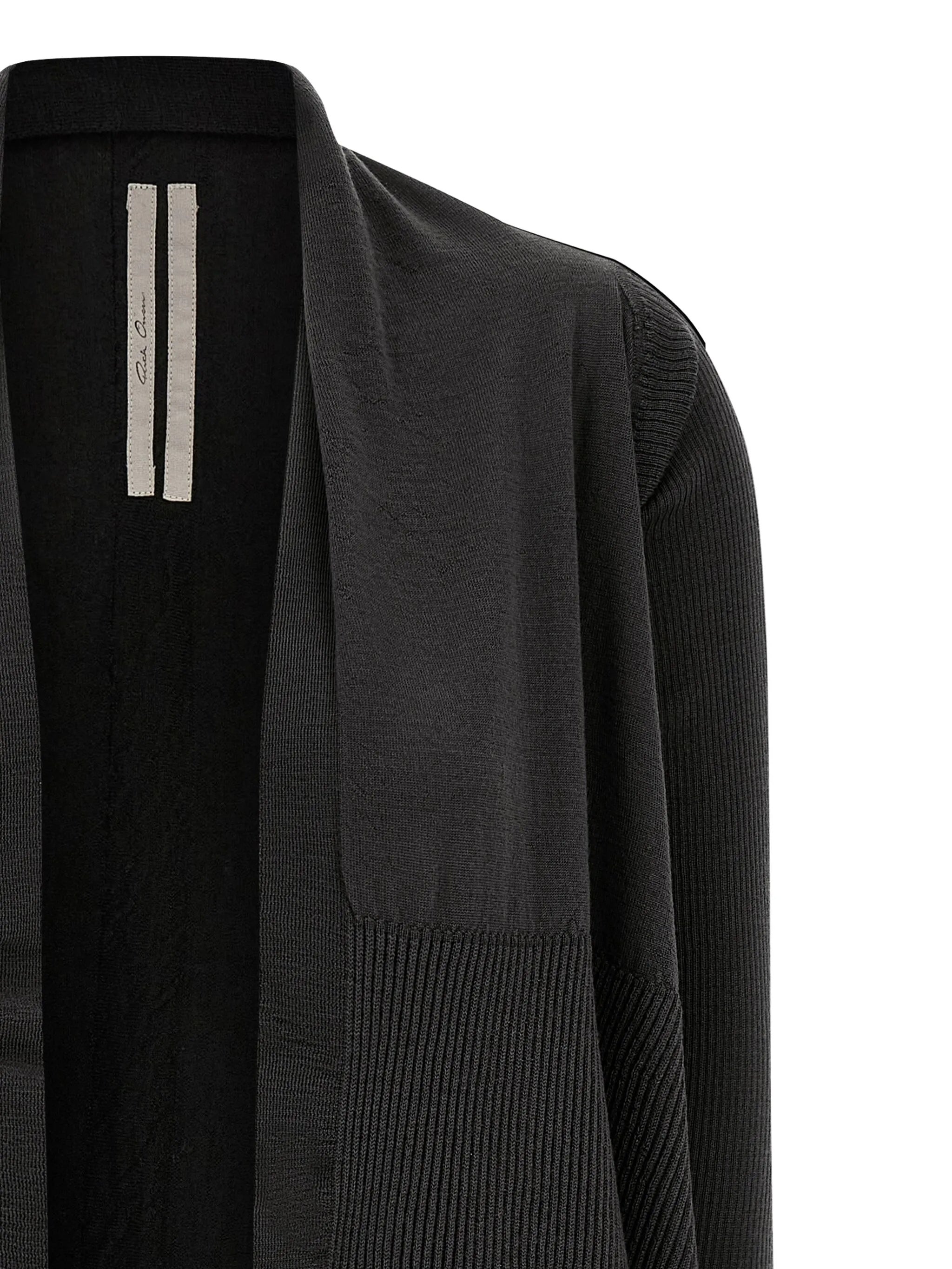 RICK OWENS Medium Wrap Knit Cardigan