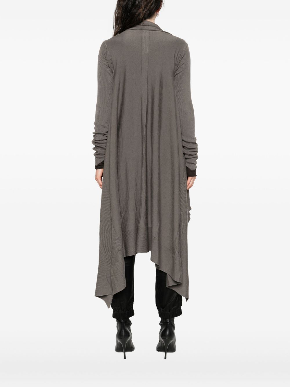 RICK OWENS Long Wrap Cardigan, Size S