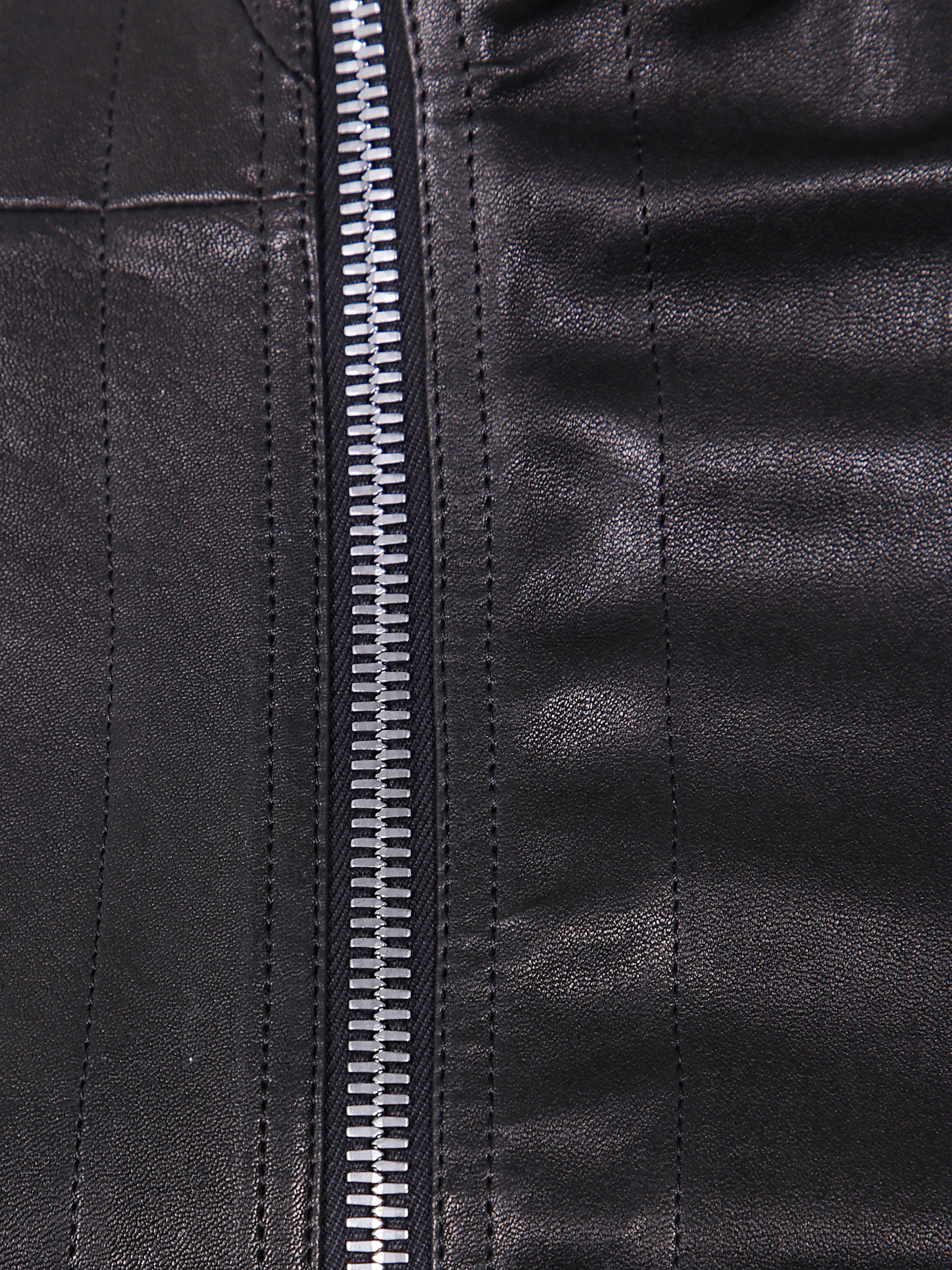 RICK OWENS Mini Leather Jacket