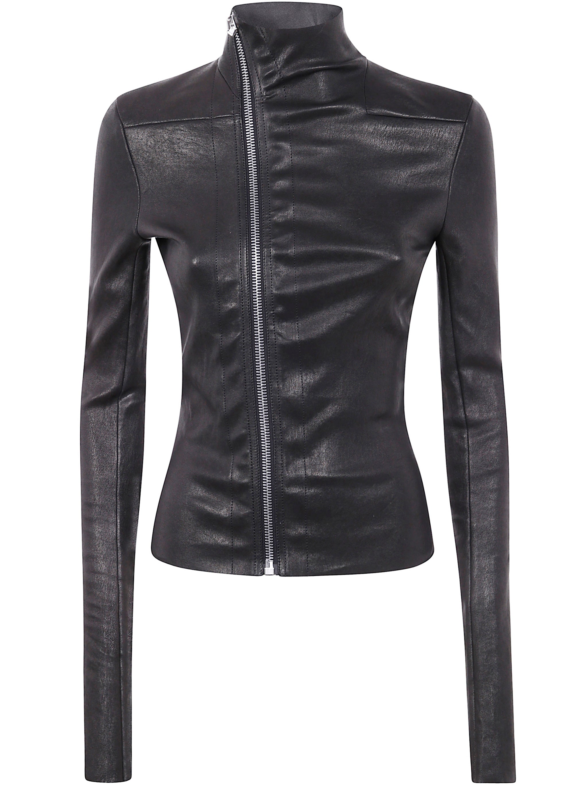 RICK OWENS Mini Leather Jacket