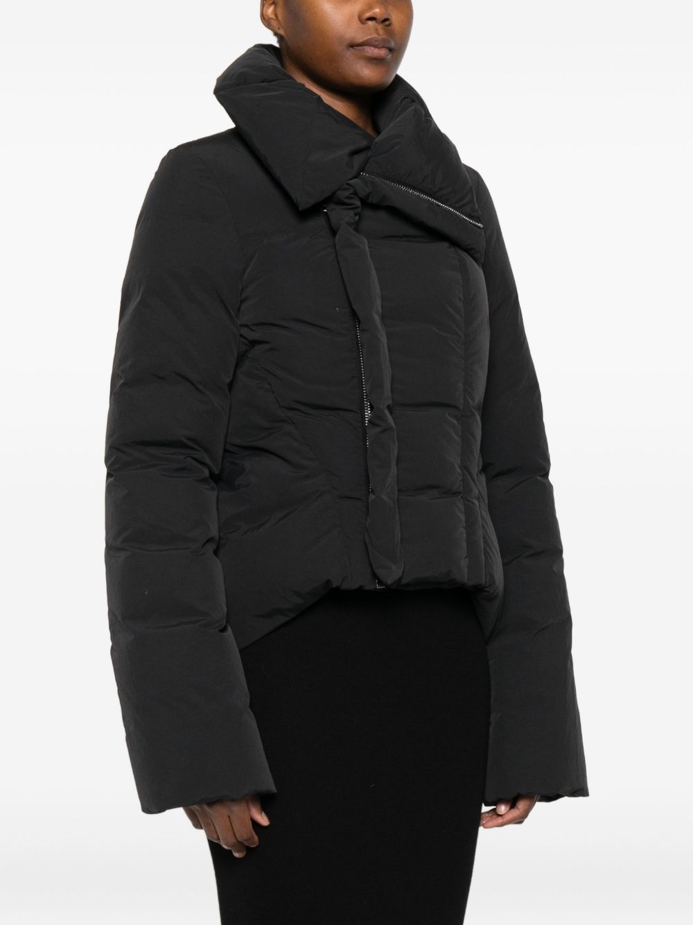 RICK OWENS Asymmetric Down Jacket