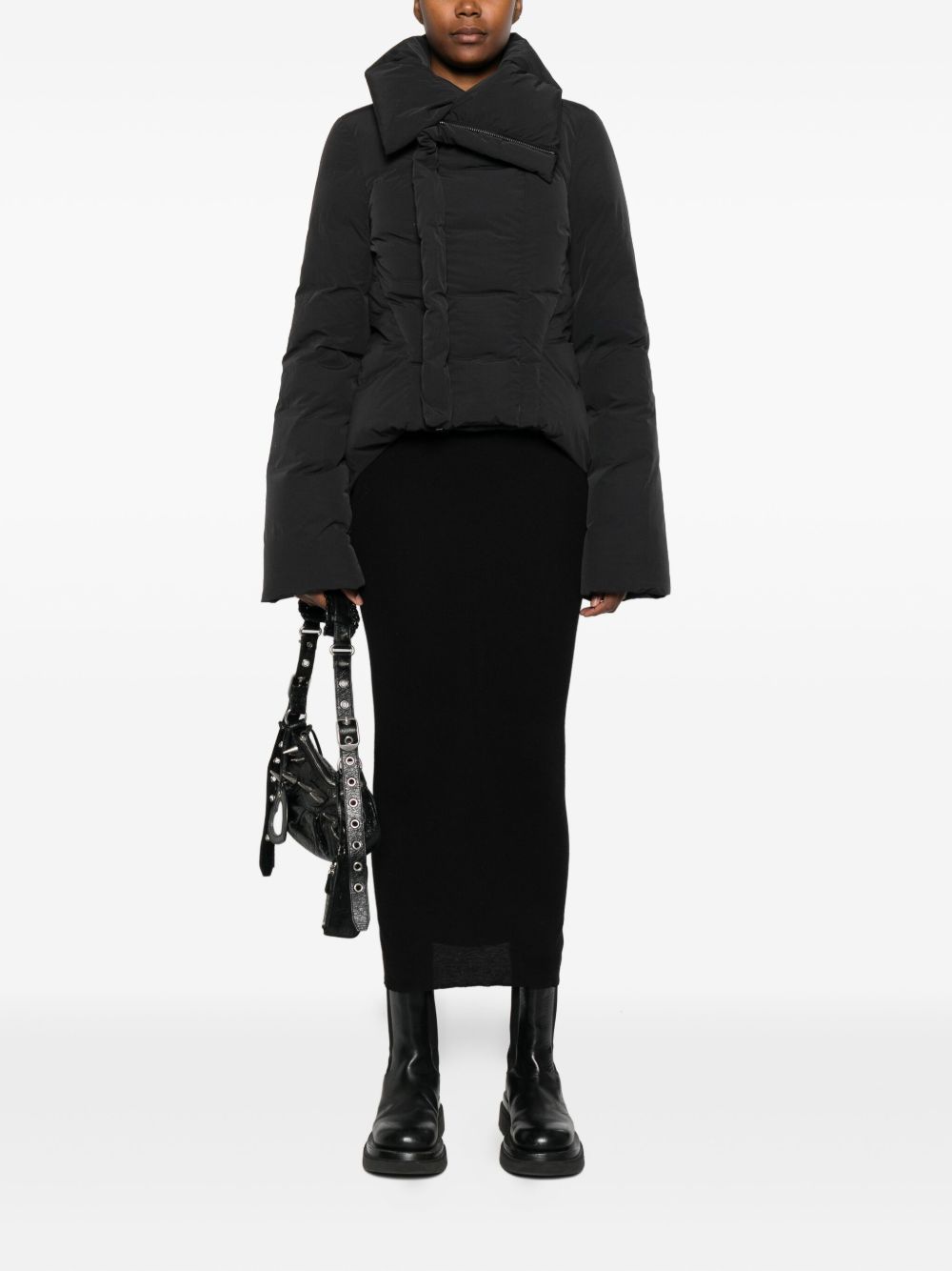 RICK OWENS Asymmetric Down Jacket