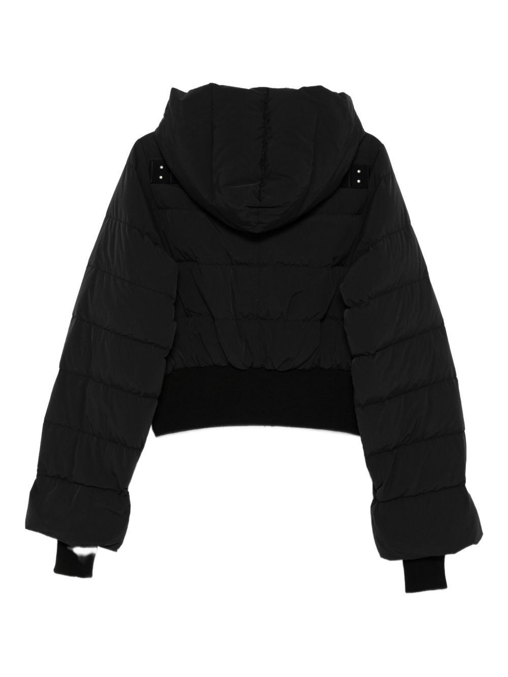 RICK OWENS Quilted Down Jacket with Hood for Women