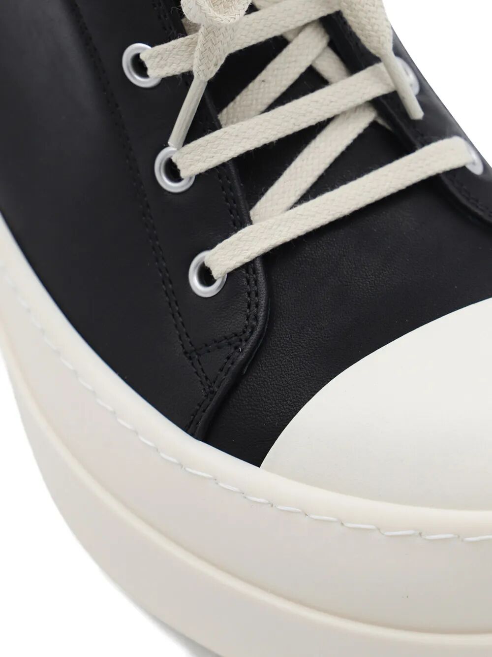 RICK OWENS Mega Bumper Leather Sneakers for Women