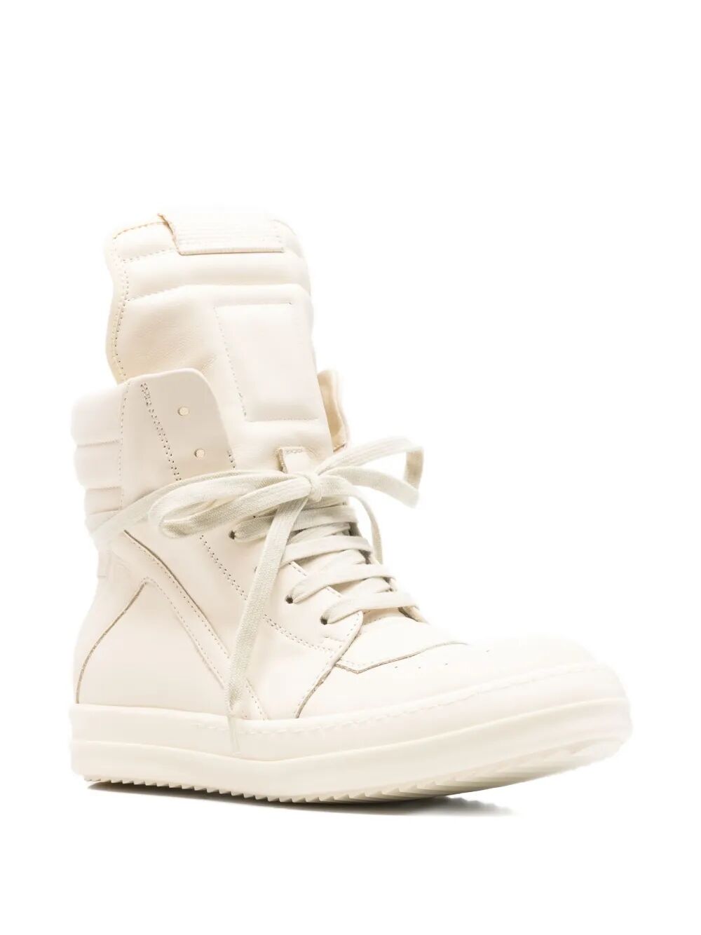 RICK OWENS Geobasket Leather Sneakers for Women