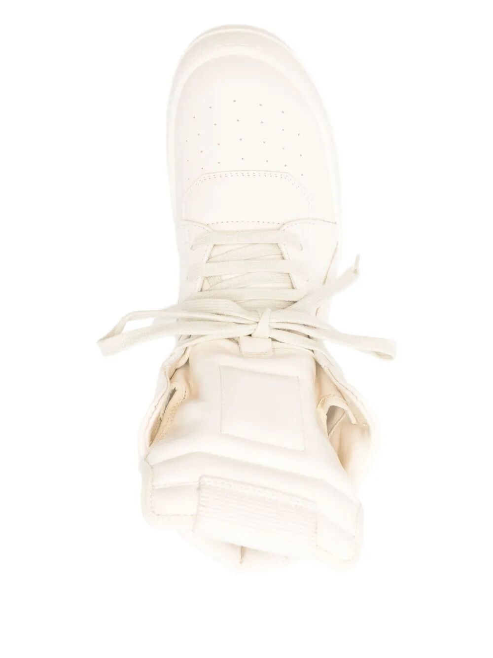 RICK OWENS Geobasket Leather Sneakers for Women