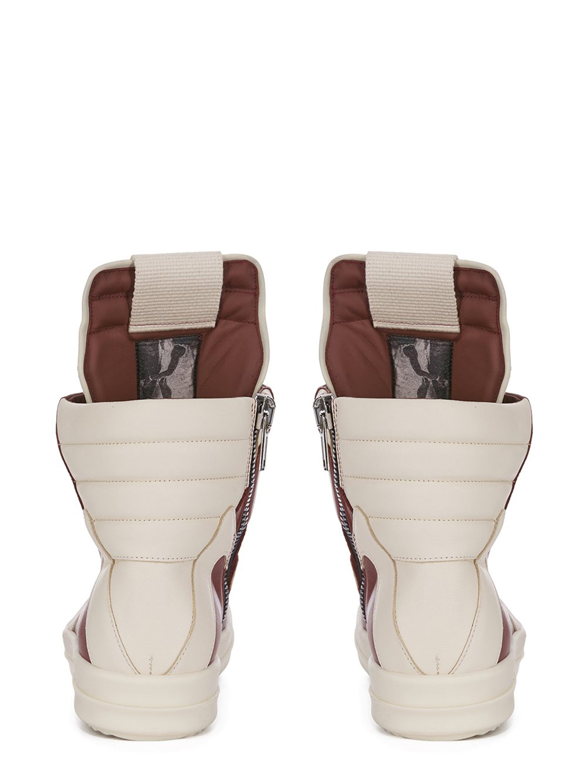 RICK OWENS Geometric Panel Sneaker with Extended Tongue