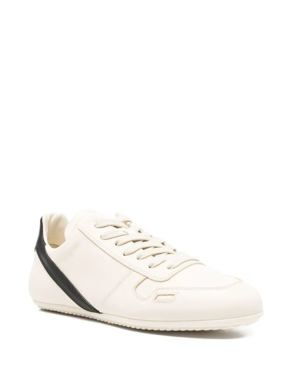 RICK OWENS Minimal Leather Sneakers - Women's Size