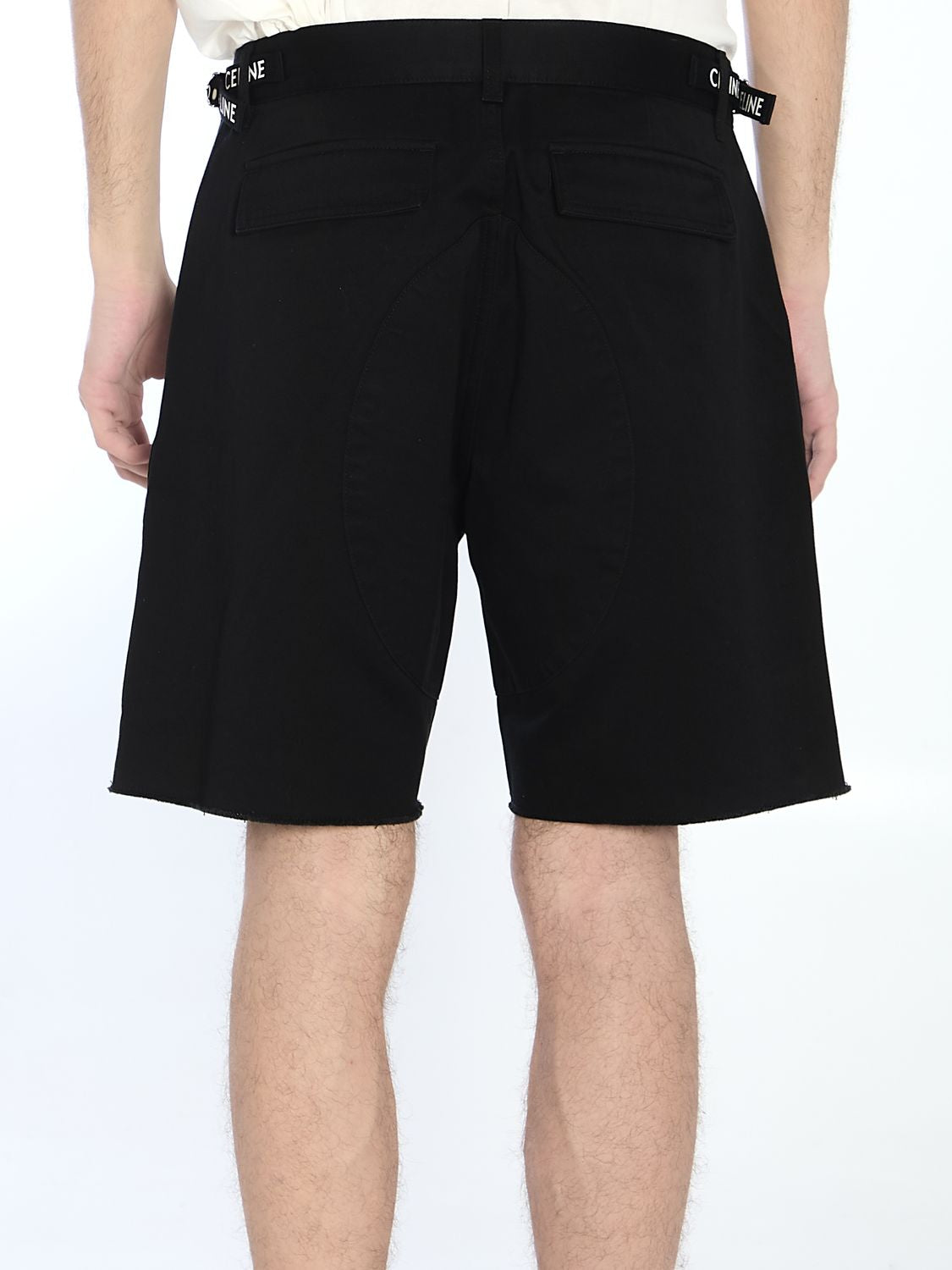 CELINE Cotton Bermuda Shorts