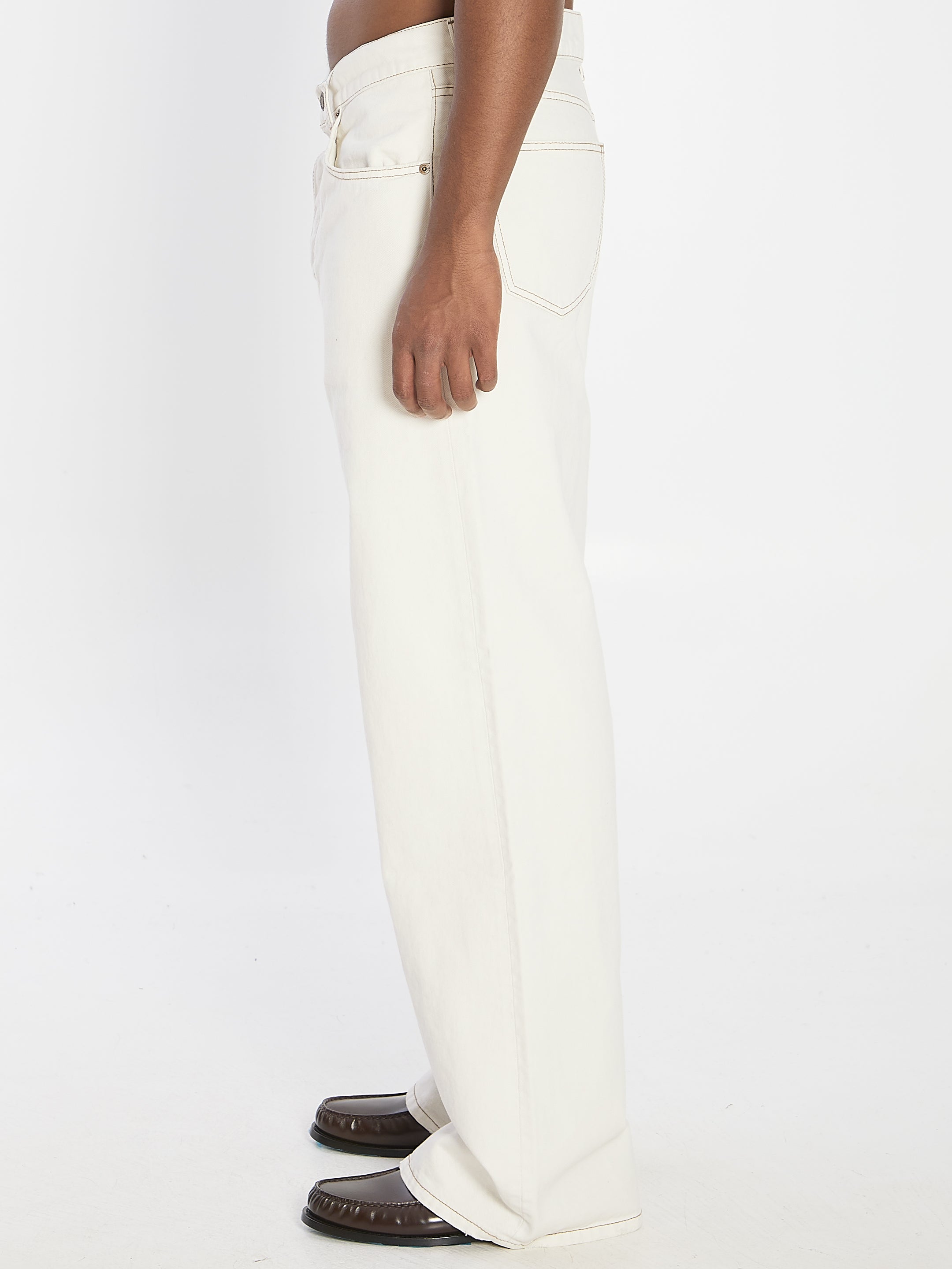 CELINE Wide Leg Denim Trousers - Size 29