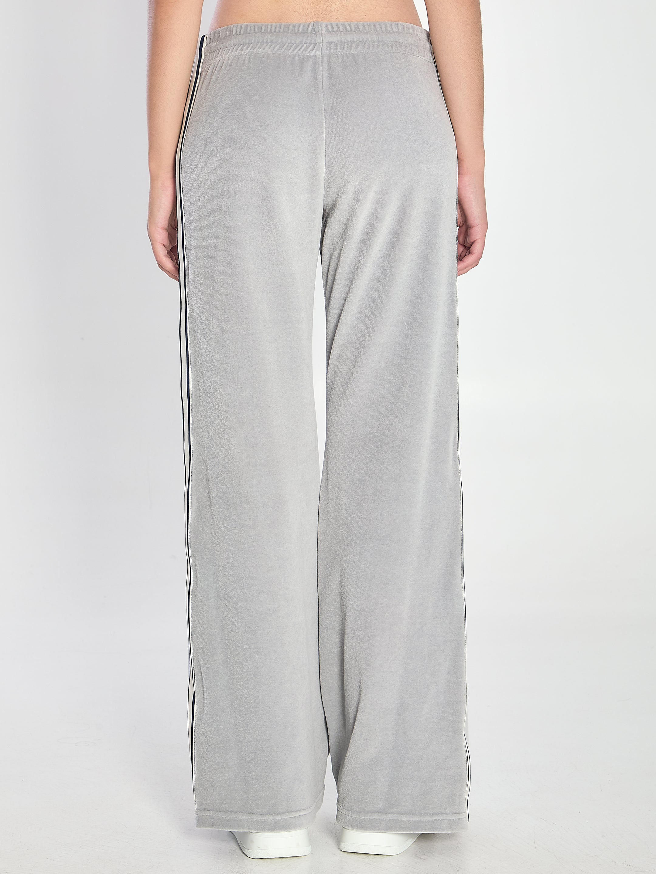 CELINE Triomphe Cotton Track Pants - Women's Mid-Rise Wide Leg Design