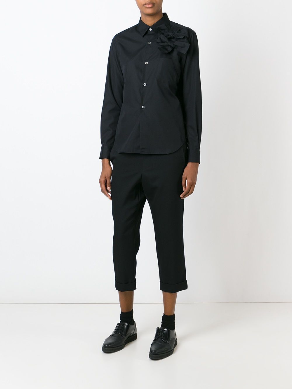 COMME DES GARÇONS Wool Mini Cropped Trousers