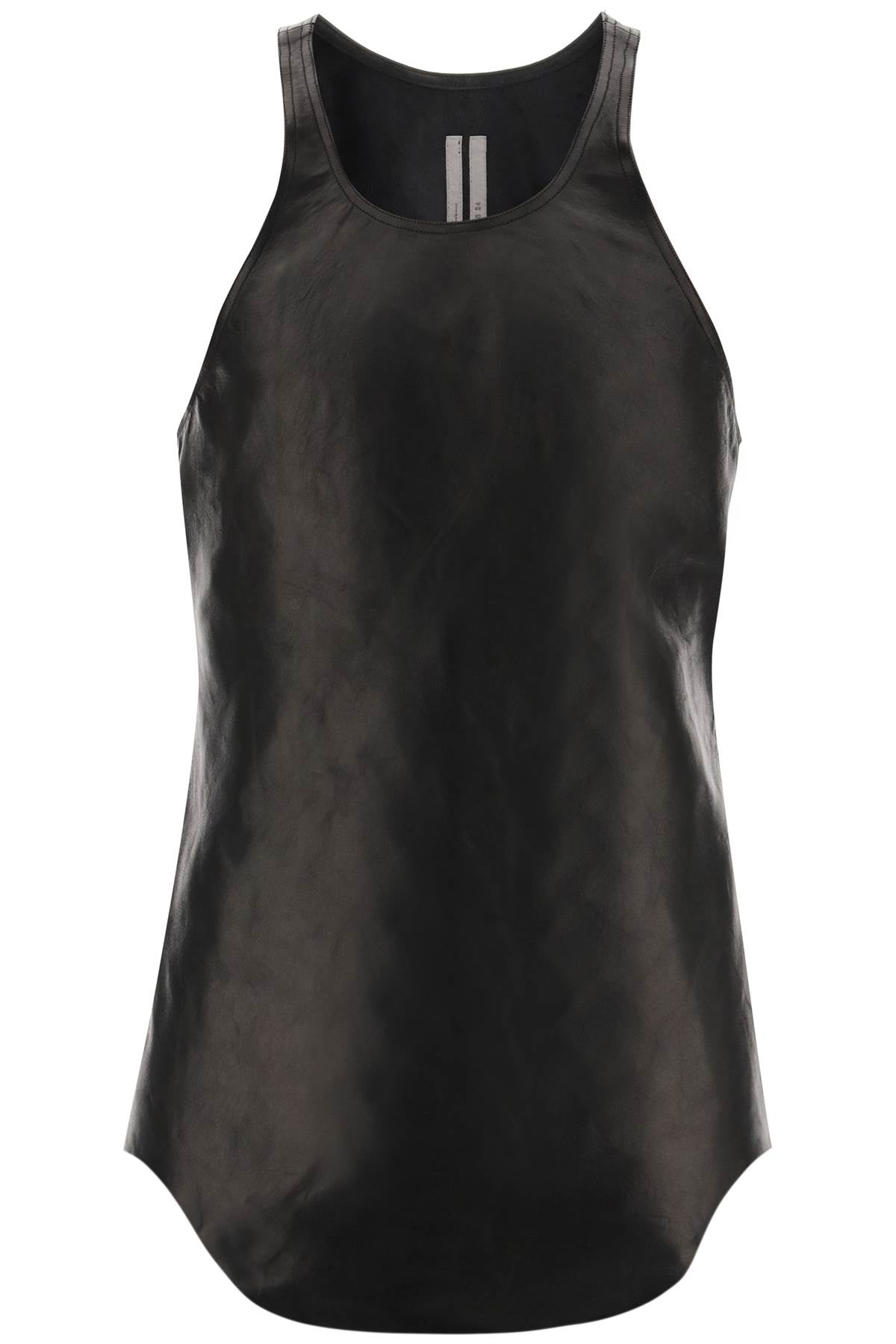 RICK OWENS Leather Tank Top