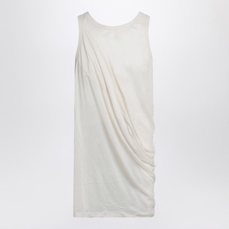 RICK OWENS Draped Crew Neck Tank Top