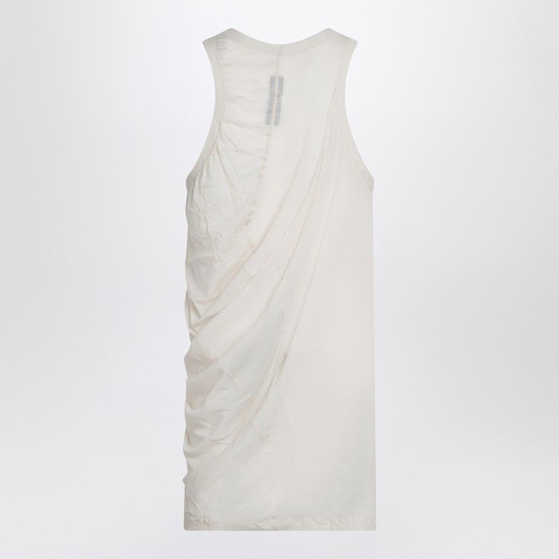 RICK OWENS Draped Crew Neck Tank Top