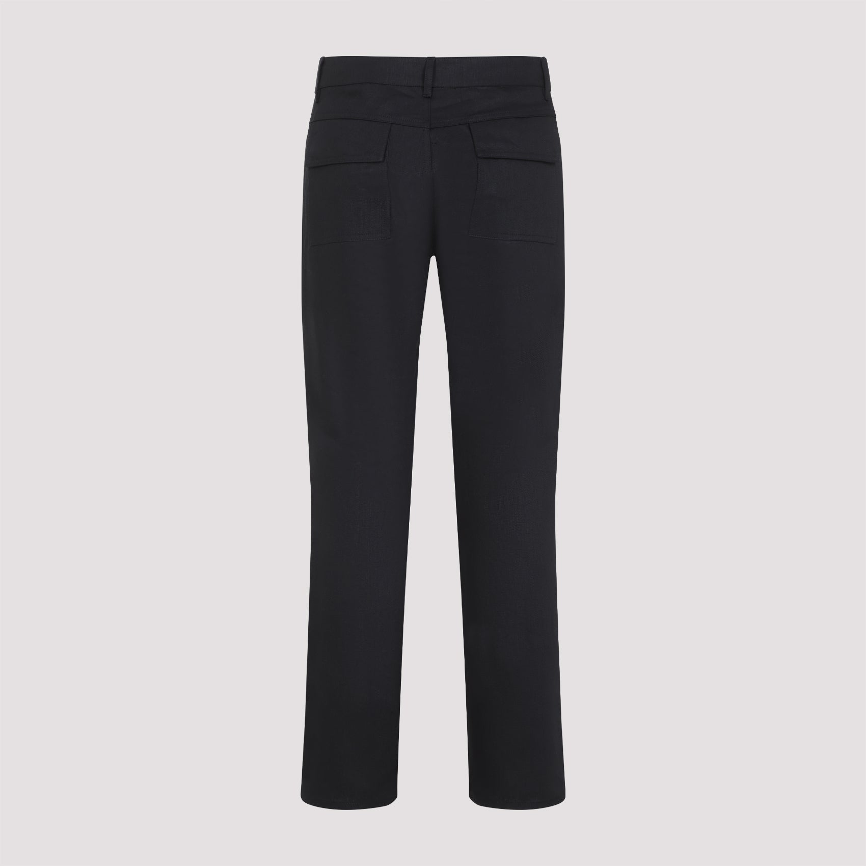 RICK OWENS Luxe Linen Twill Trousers for Men