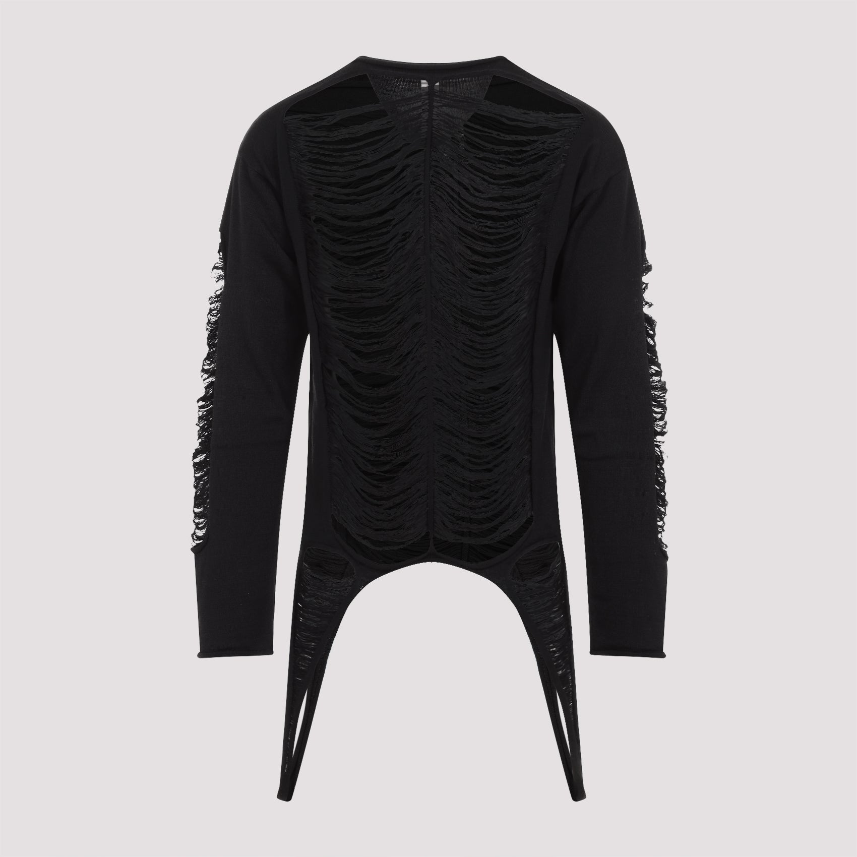 RICK OWENS Long Sleeve Wool Top for Men