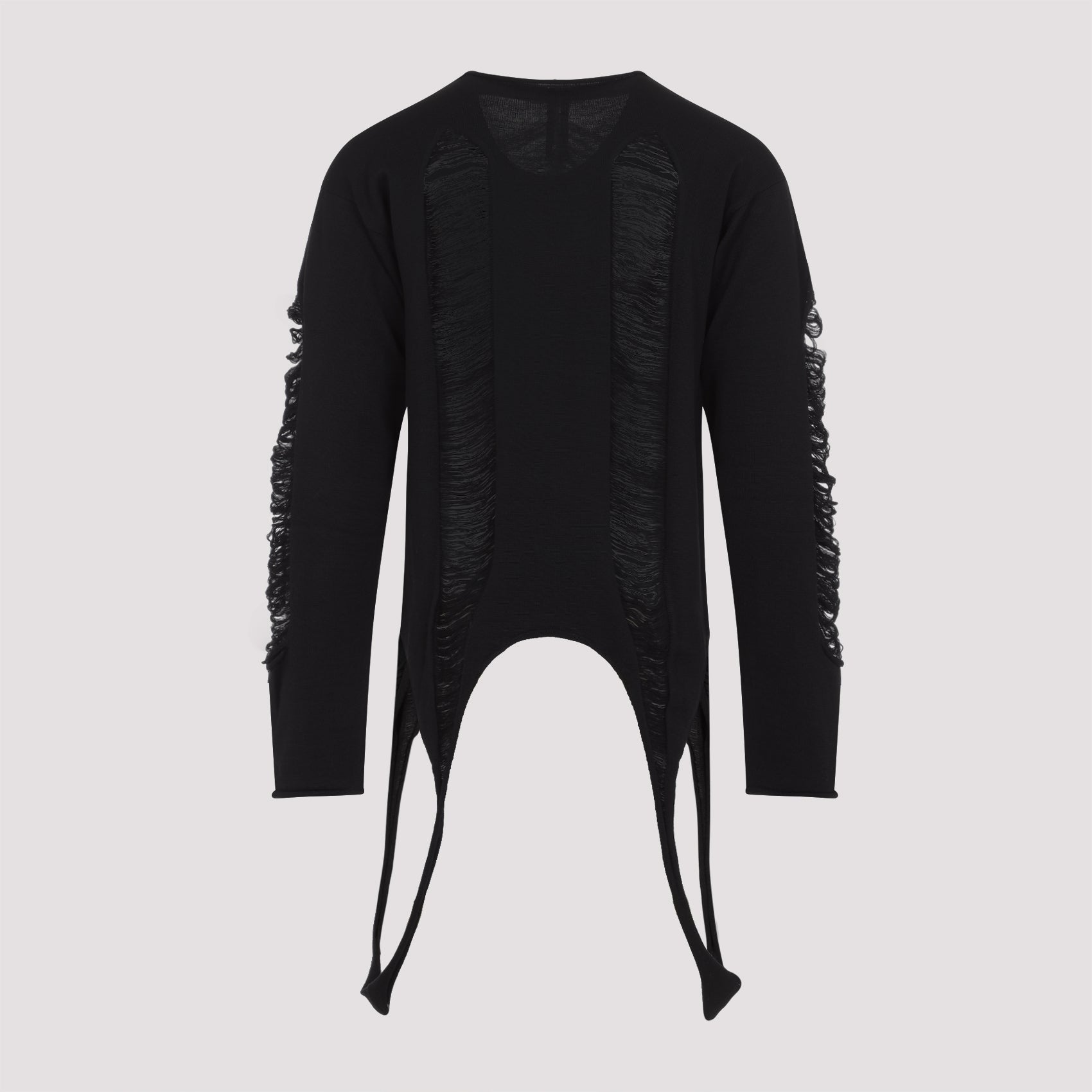 RICK OWENS Long Sleeve Wool Top for Men