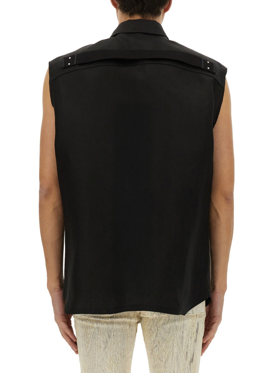 RICK OWENS Sleeveless Outershirt Jumbo - Size 48