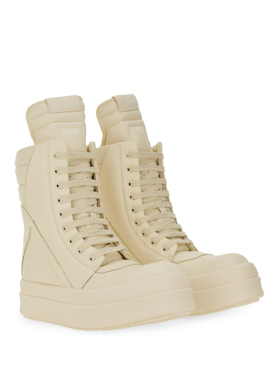 RICK OWENS Men's Leather Sneakers