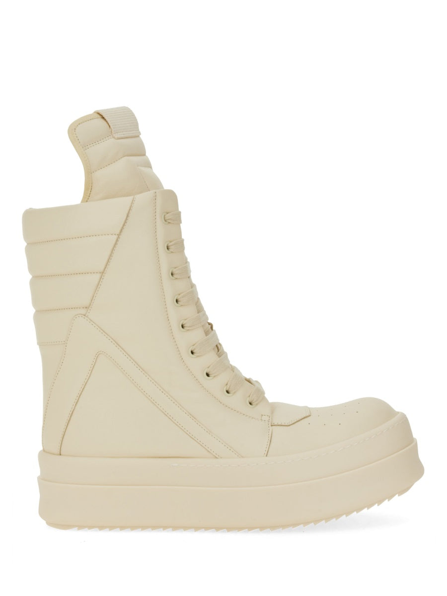 RICK OWENS Men's Leather Sneakers