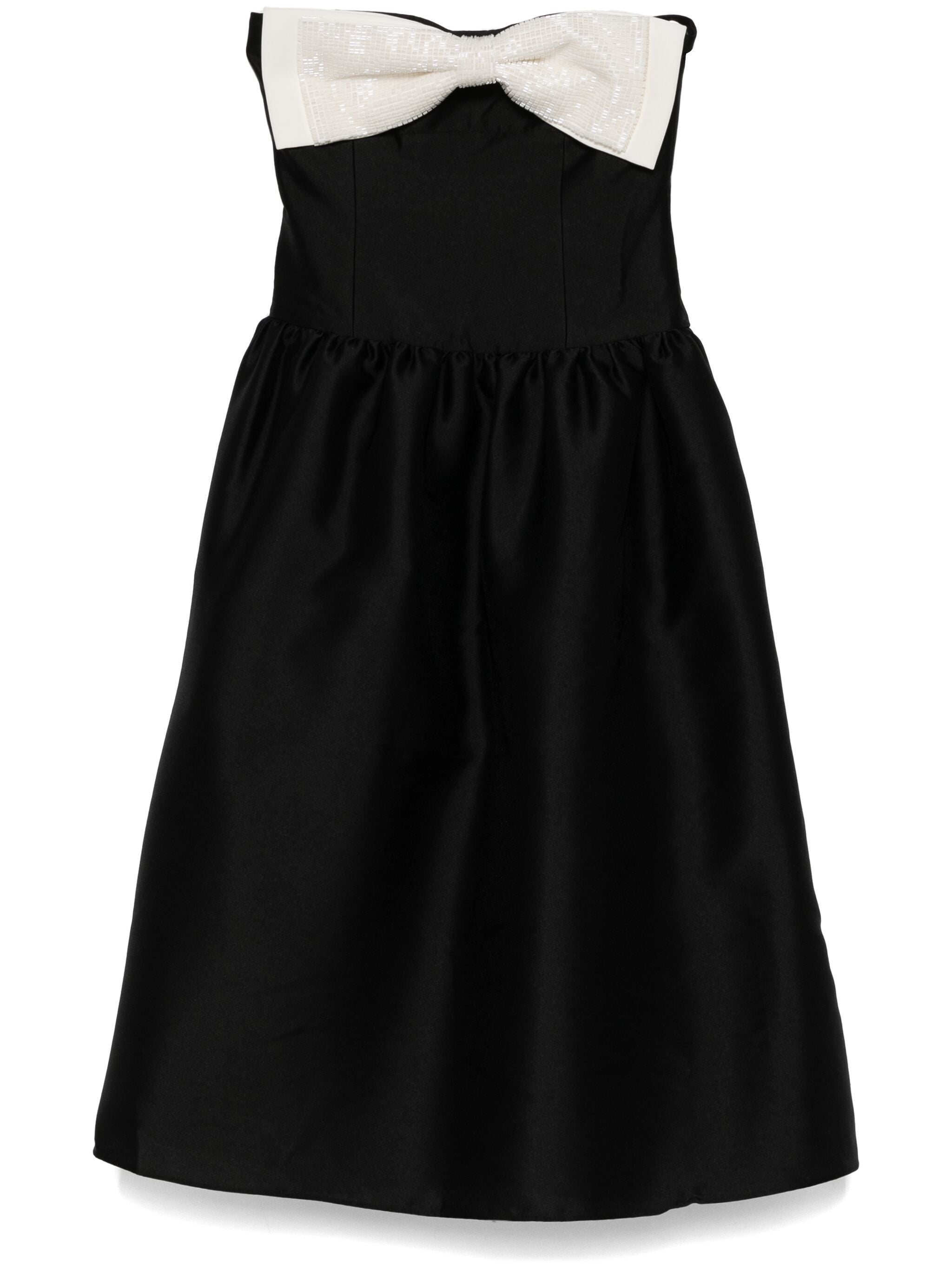 SELF-PORTRAIT Elegant Bow Midi Dress for Women - SS25 Collection