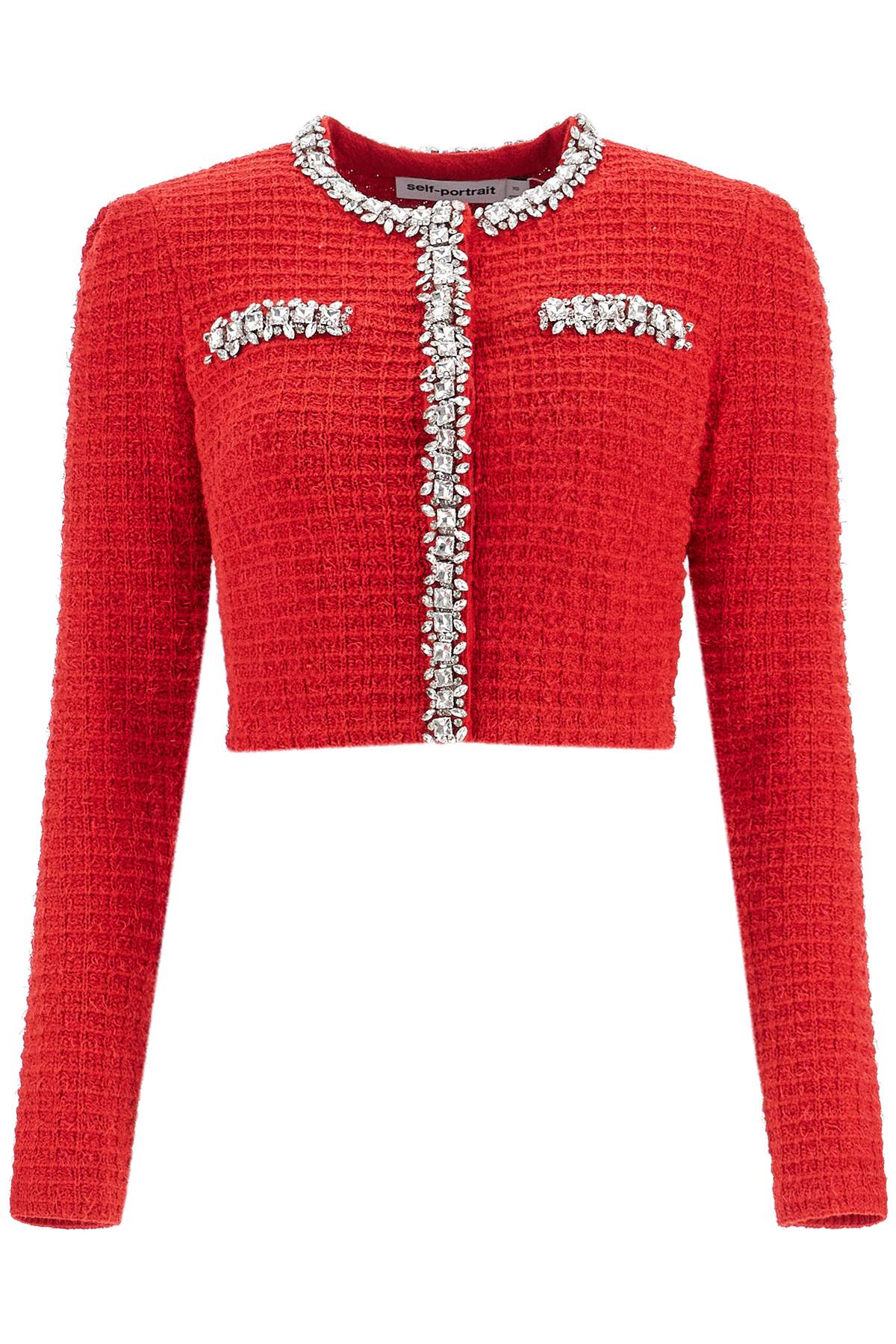 SELF-PORTRAIT Textured Knit Cardigan - Size S