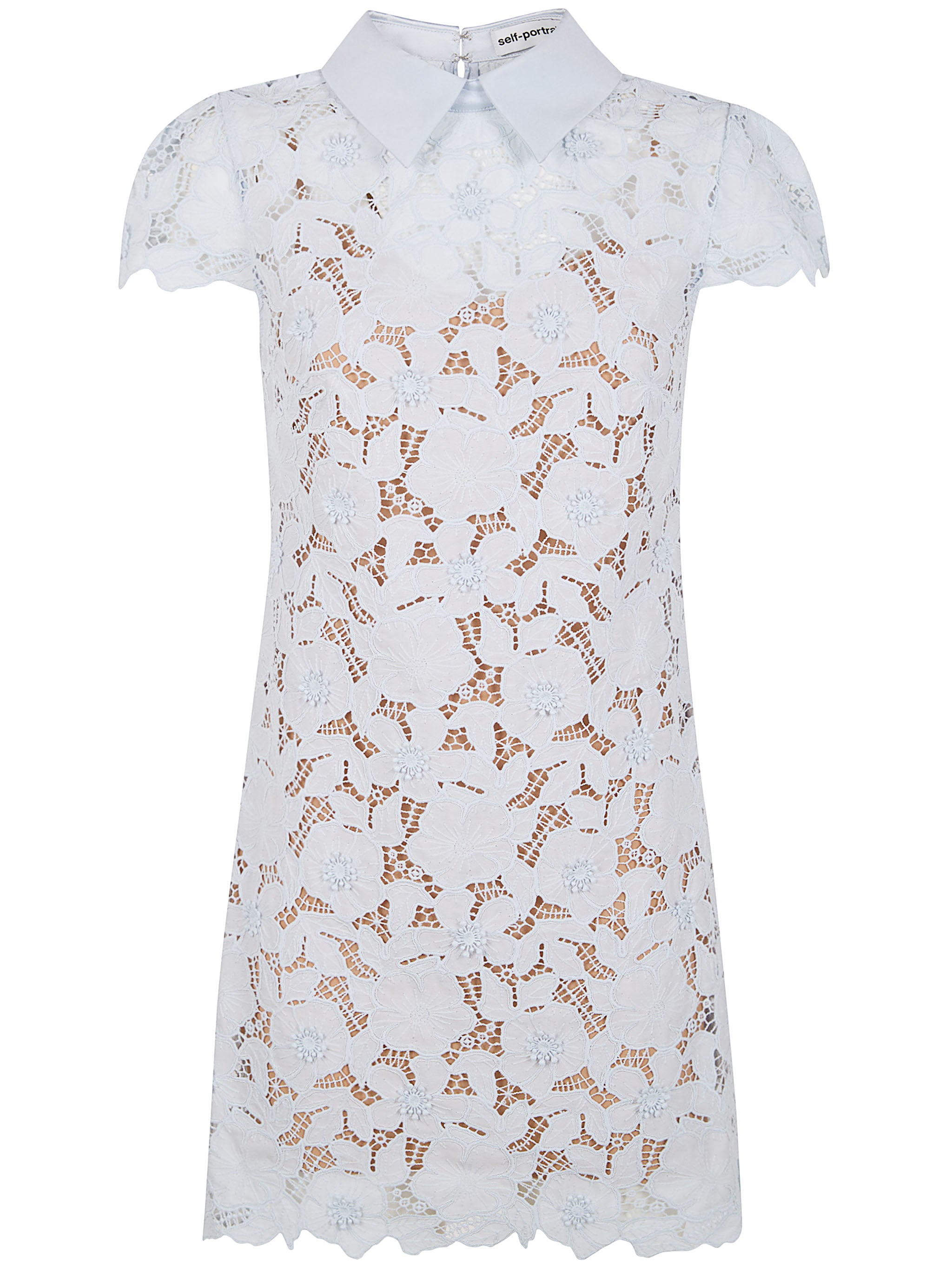 SELF-PORTRAIT Chic Guipure Lace Mini Dress for Women