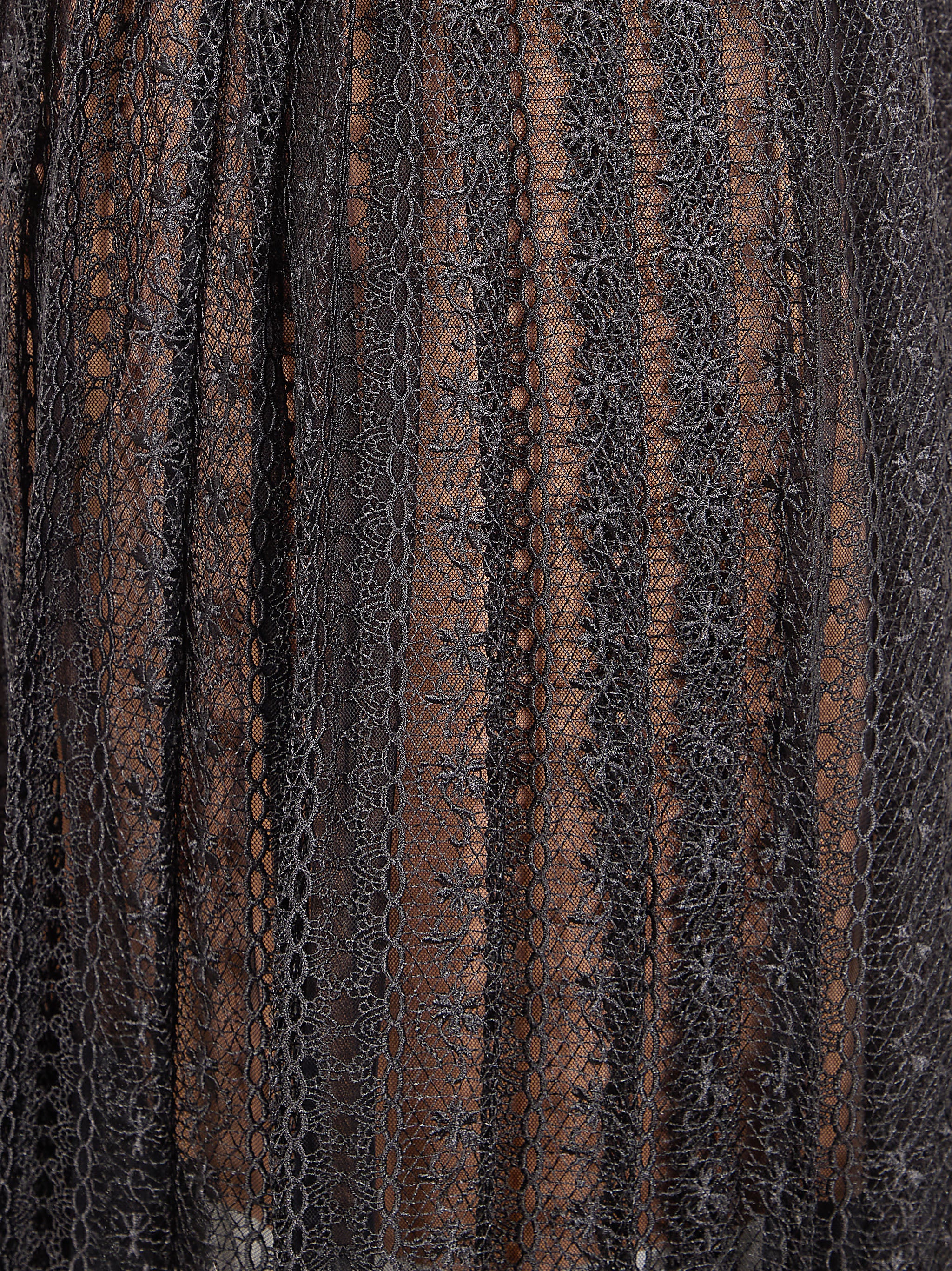 SELF-PORTRAIT Light Knit Lace Midi Skirt for Women